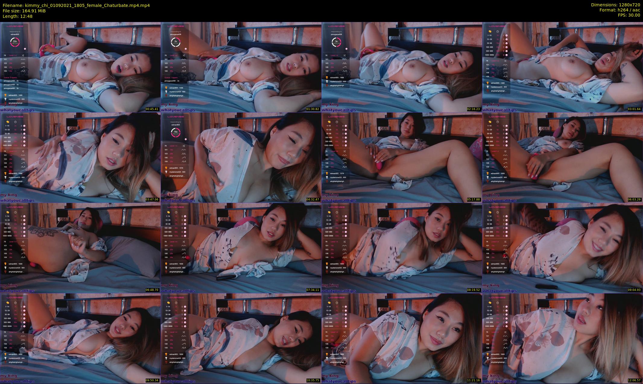 kimmy_chi — 13 minute Chaturbate female cam show recording, 720p, Sep 1, 2021