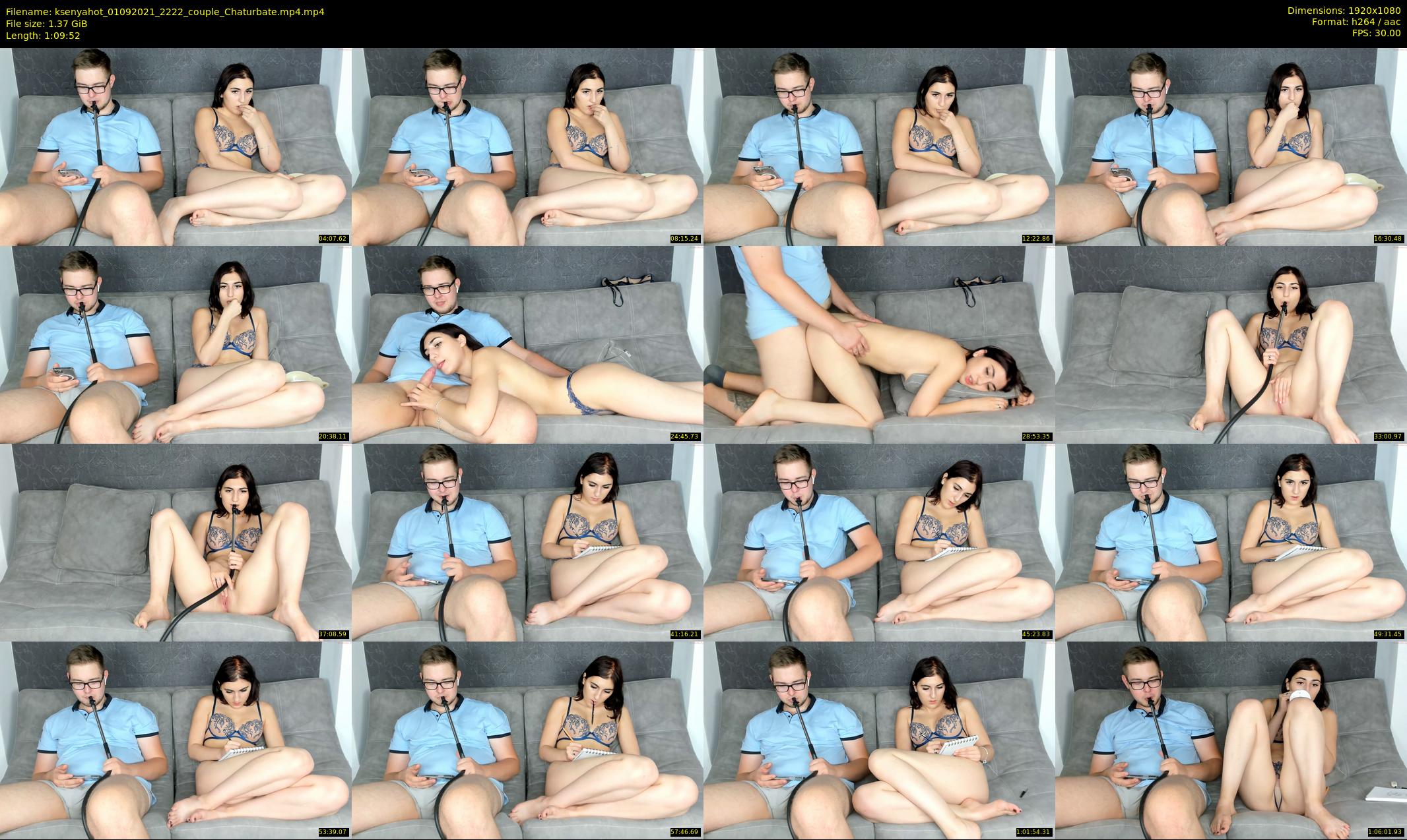 ksenyahot — 70 minute Chaturbate couple cam show recording, 1080p, Sep 1, 2021