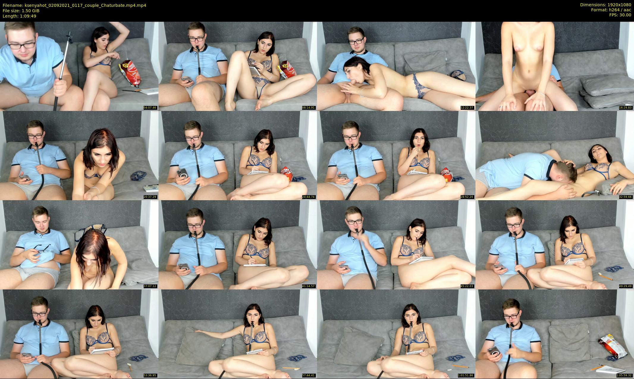 ksenyahot — 70 minute Chaturbate couple cam show recording, 1080p, Sep 2, 2021