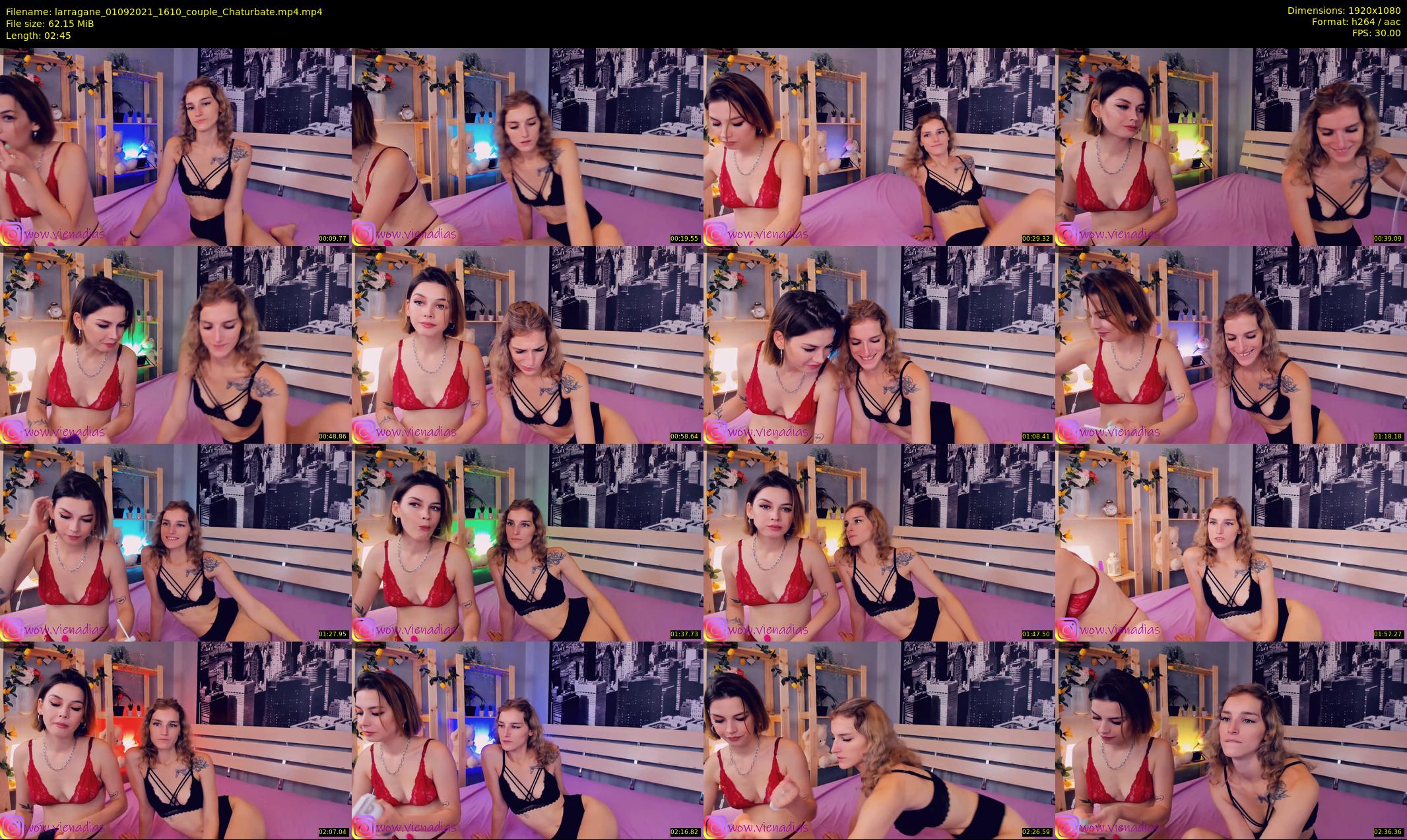 larragane — 3 minute Chaturbate couple cam show recording, 1080p, Sep 1, 2021