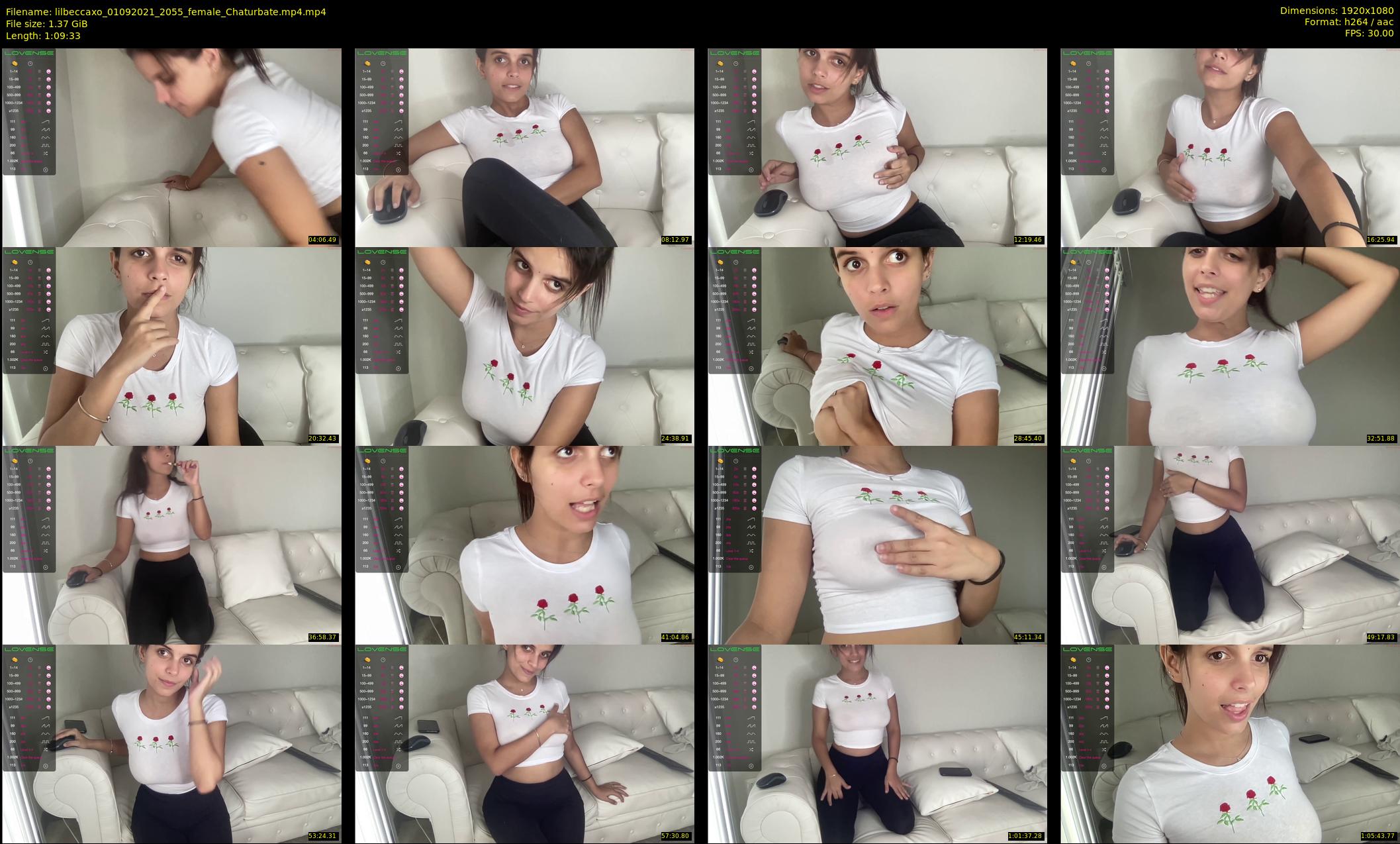 lilbeccaxo — 70 minute Chaturbate female cam show recording, 1080p, Sep 1, 2021