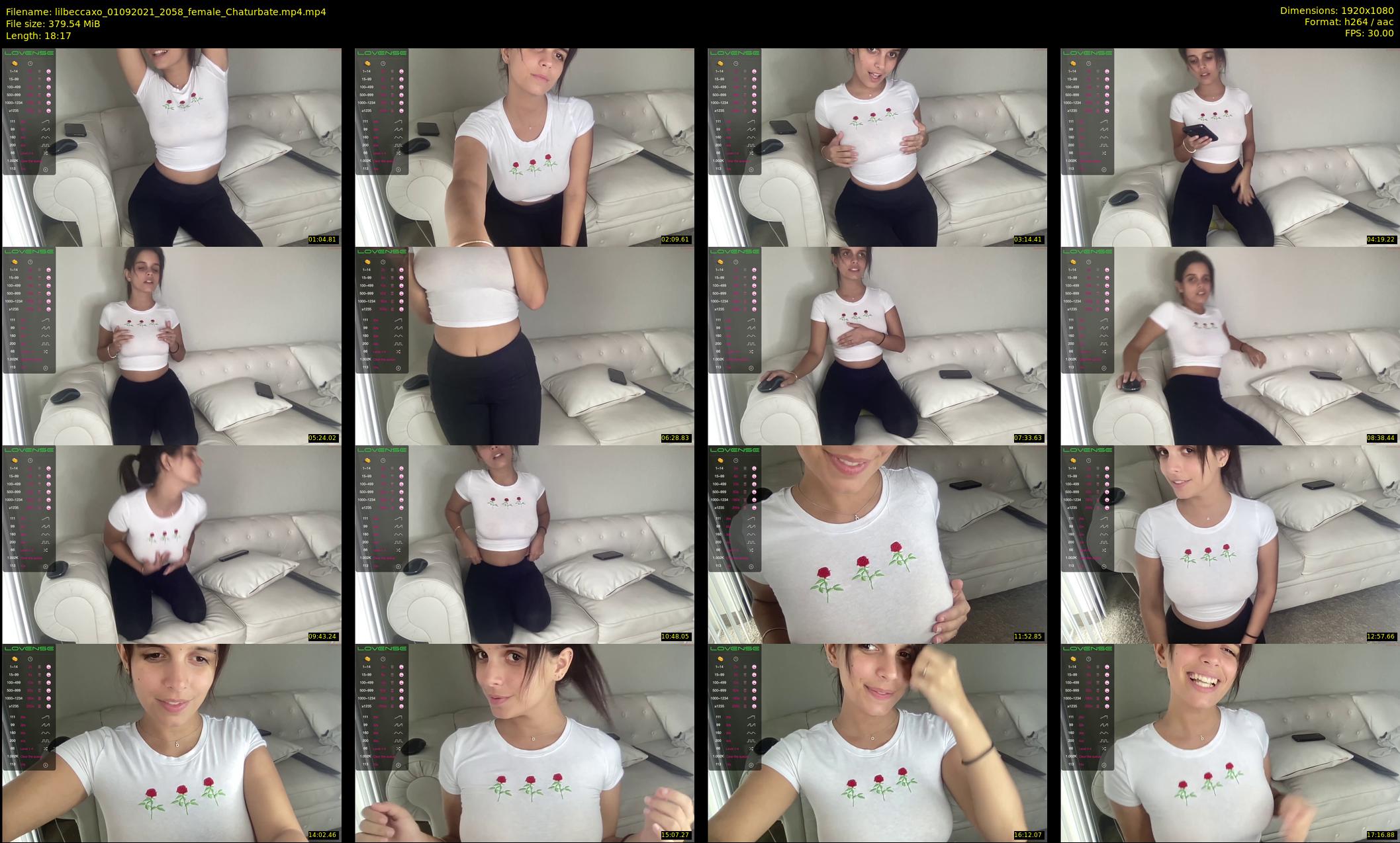 lilbeccaxo — 19 minute Chaturbate female cam show recording, 1080p, Sep 1, 2021
