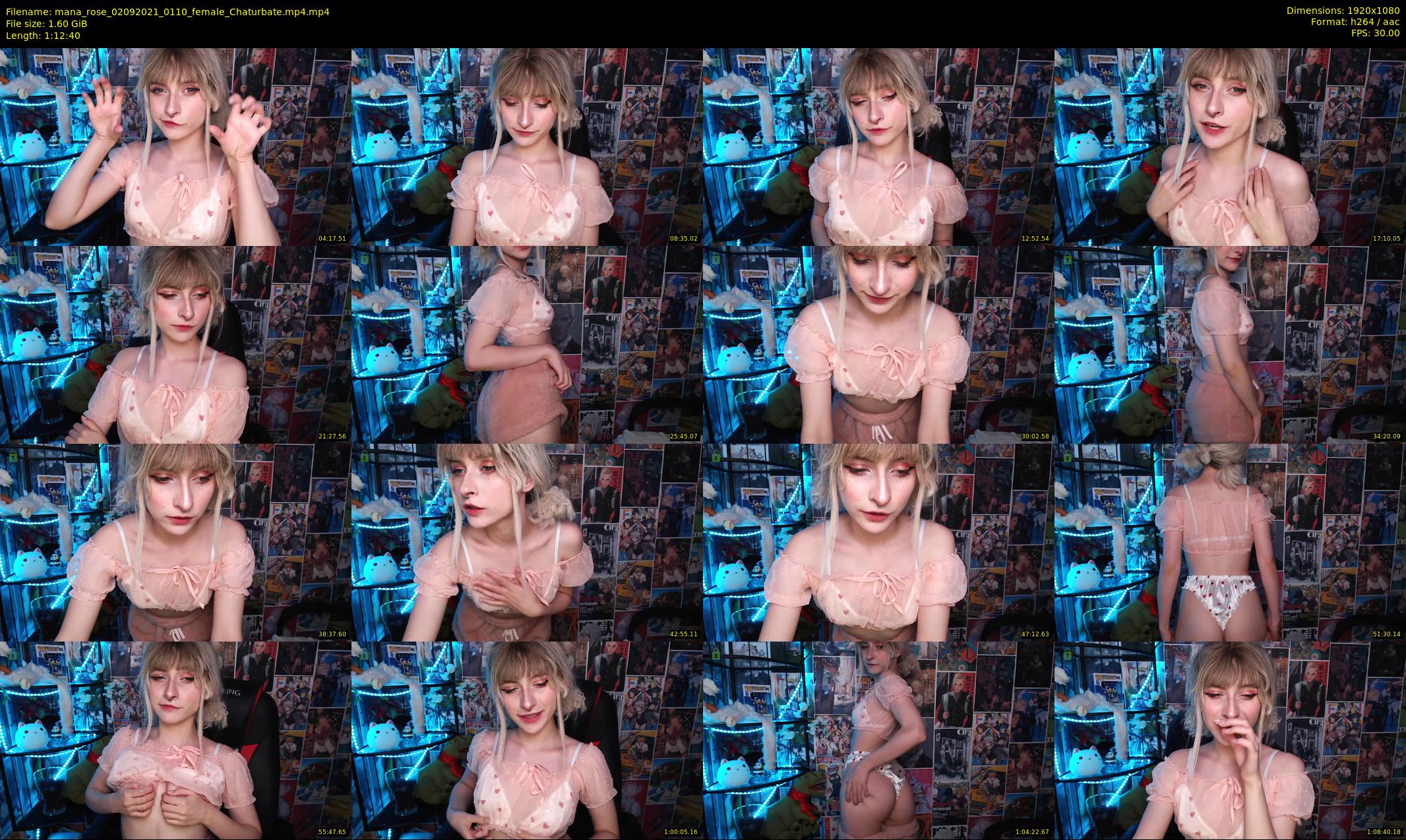 mana_rose — 73 minute Chaturbate female cam show recording, 1080p, Sep 2, 2021