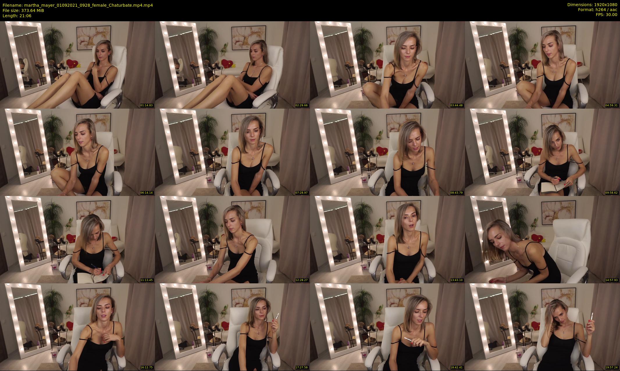 martha_mayer — 22 minute Chaturbate female cam show recording, 1080p, Sep 1, 2021