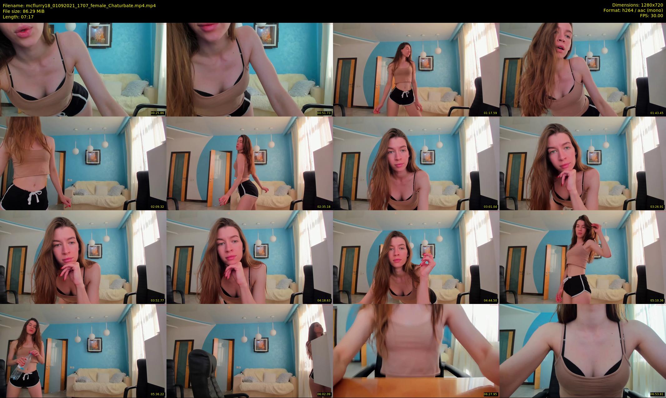 mcflurry18 — 8 minute Chaturbate female cam show recording, 720p, Sep 1, 2021