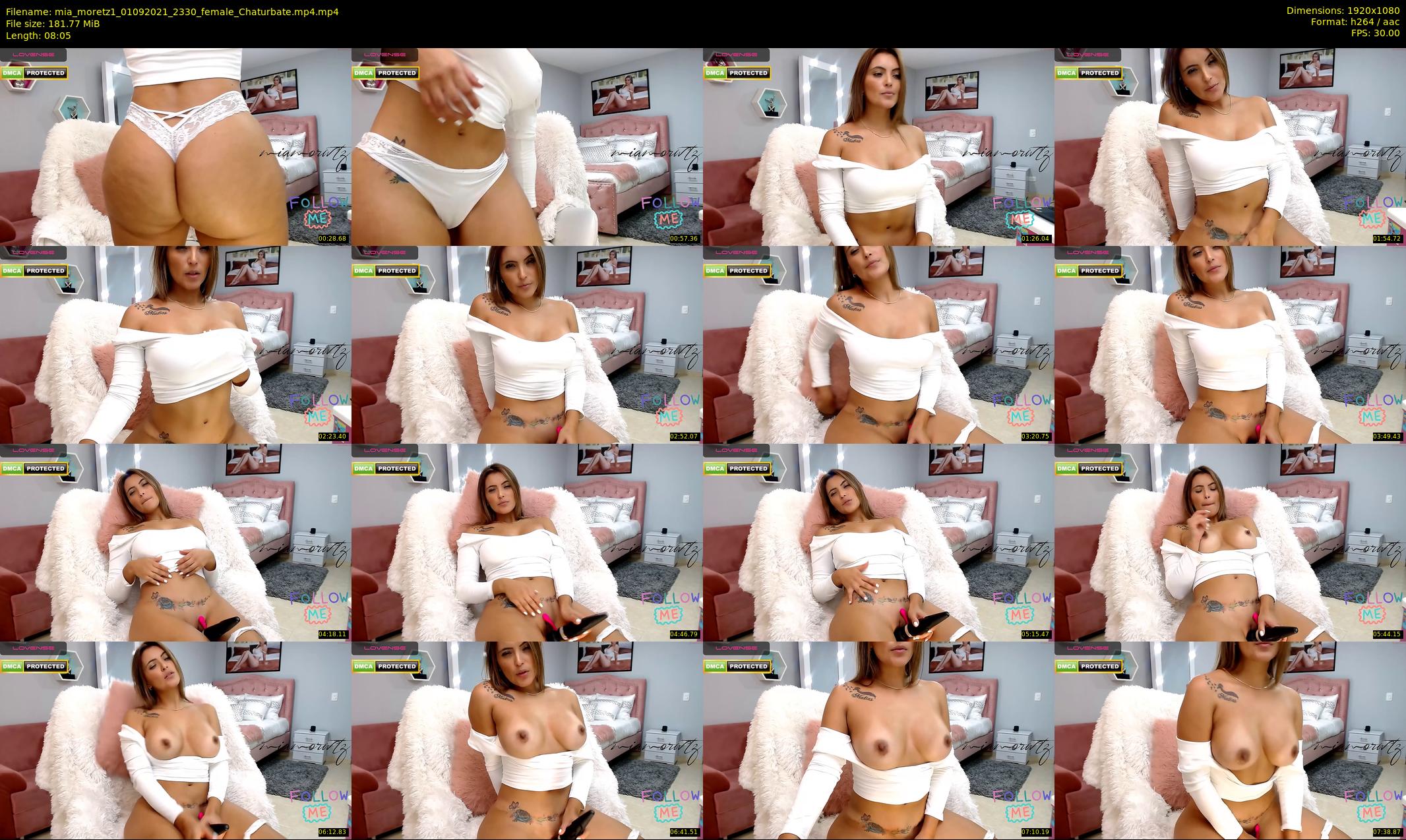 mia_moretz1 — 9 minute Chaturbate female cam show recording, 1080p, Sep 1, 2021