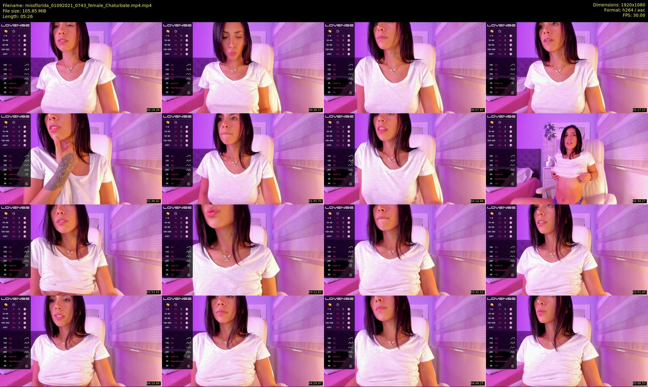 missflorida — 6 minute Chaturbate female cam show recording, 1080p, Sep 1, 2021