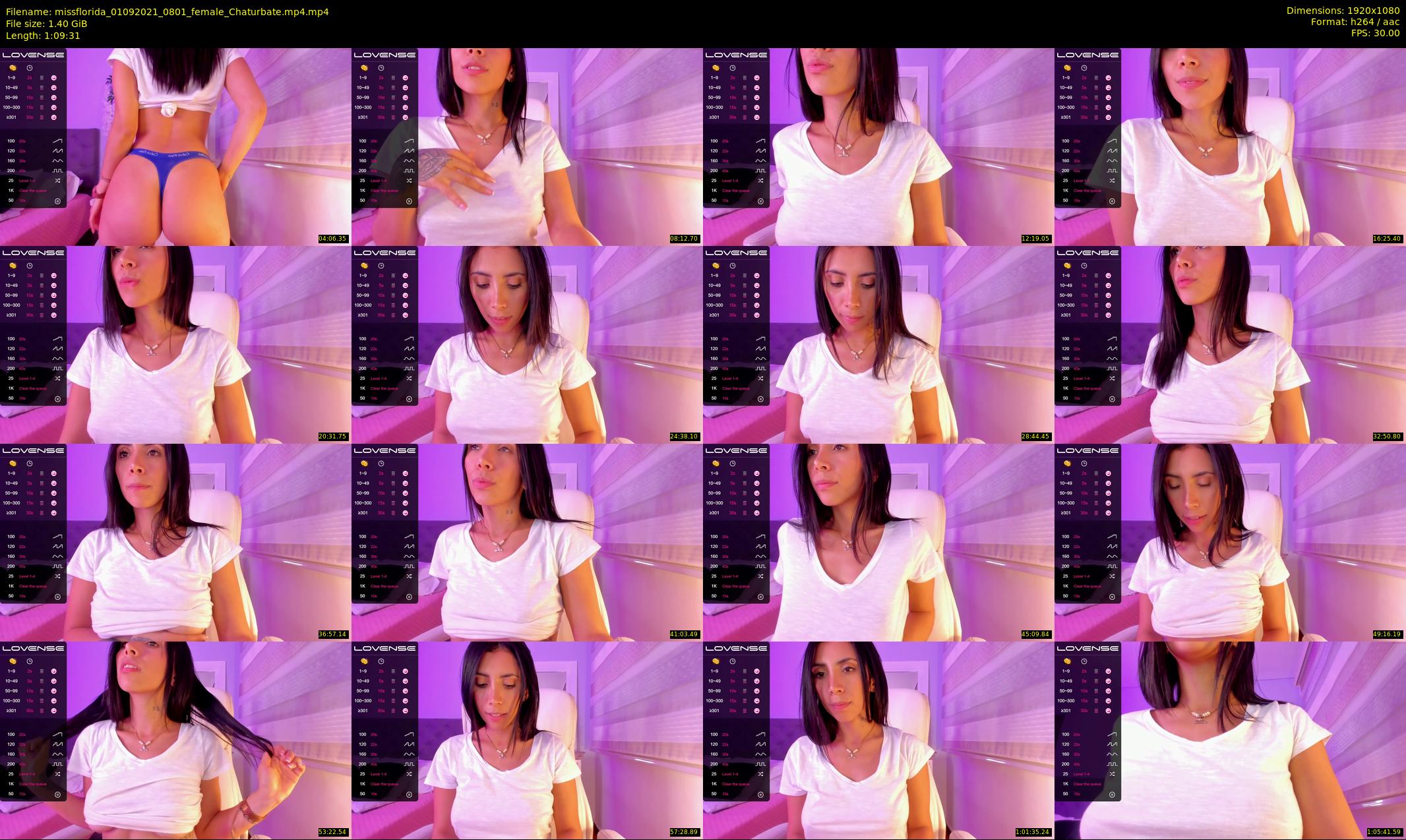 missflorida — 70 minute Chaturbate female cam show recording, 1080p, Sep 1, 2021