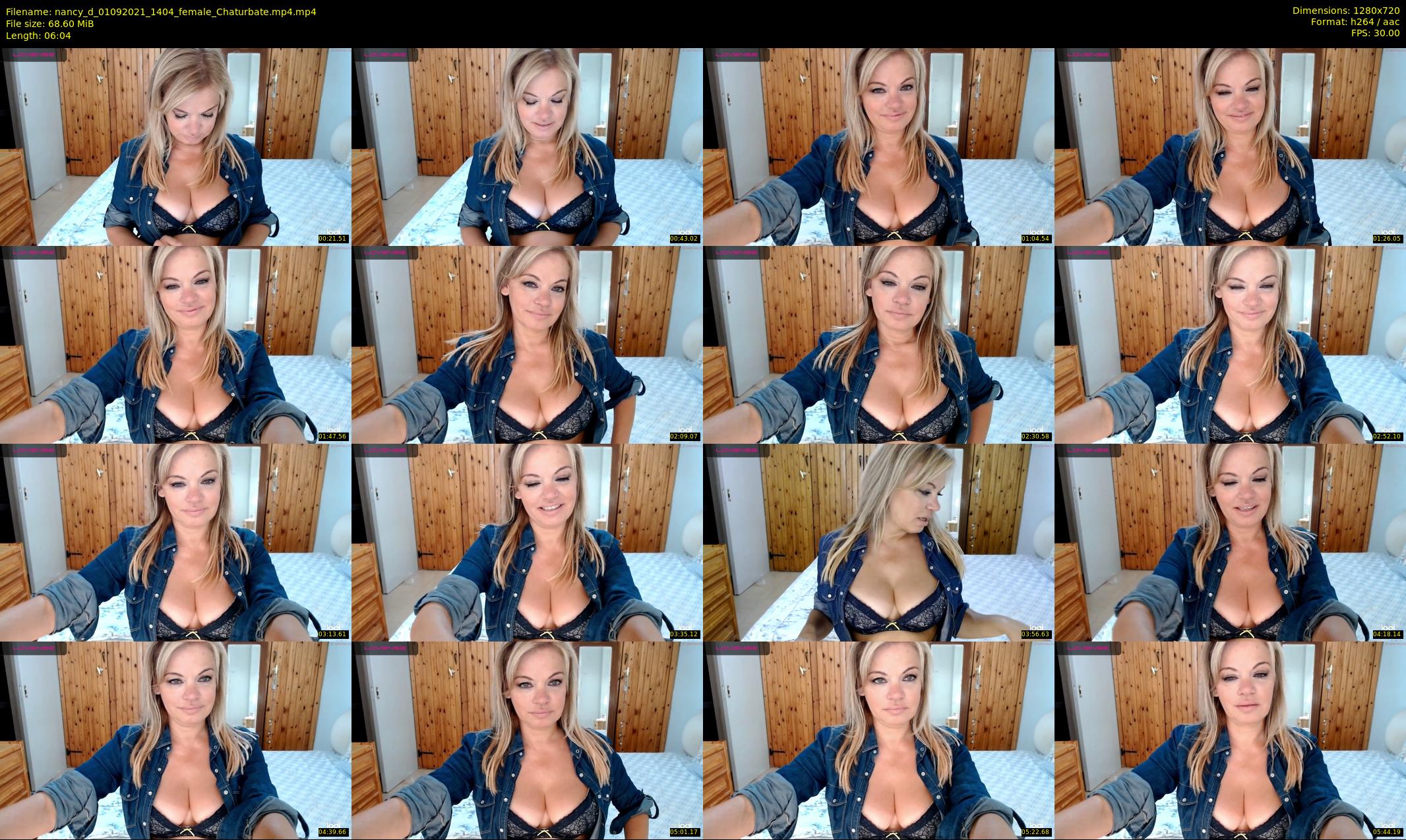 nancy_d — 7 minute Chaturbate female cam show recording, 720p, Sep 1, 2021