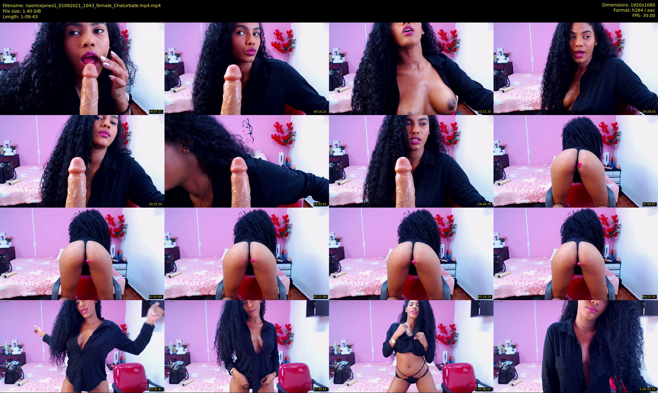 naomixjones1 — 70 minute Chaturbate female cam show recording, 1080p, Sep 1, 2021