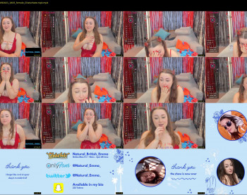 natural_british_emma — 15 minute Chaturbate female cam show recording, 1080p, Sep 1, 2021
