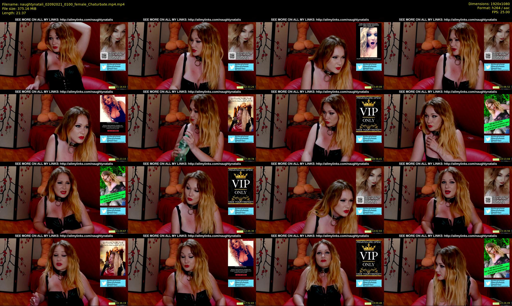 naughtynatali — 22 minute Chaturbate female cam show recording, 1080p, Sep 2, 2021