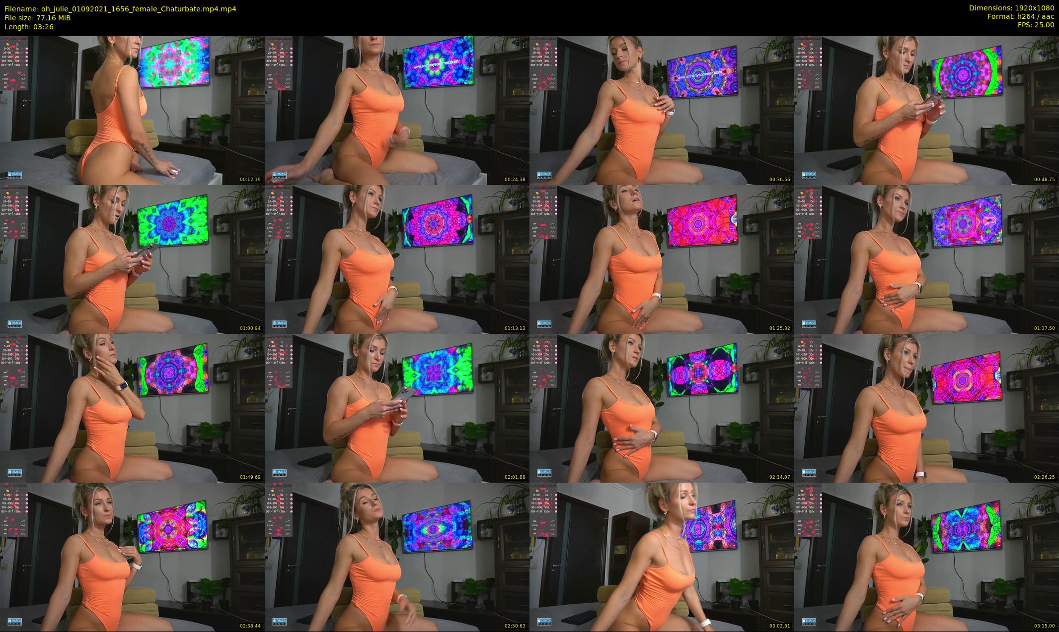 oh_julie — 4 minute Chaturbate female cam show recording, 1080p, Sep 1, 2021
