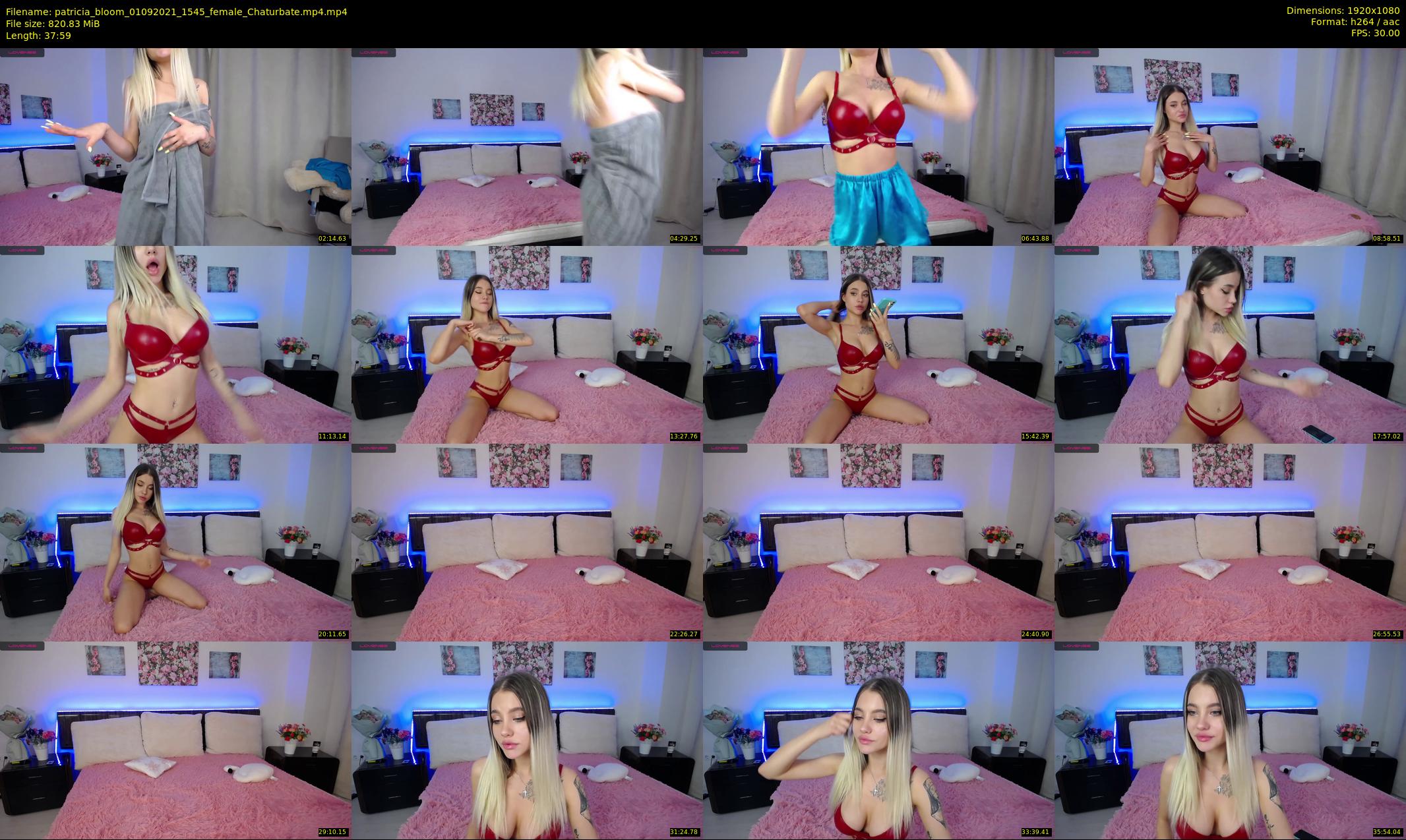 patricia_bloom — 38 minute Chaturbate female cam show recording, 1080p, Sep 1, 2021