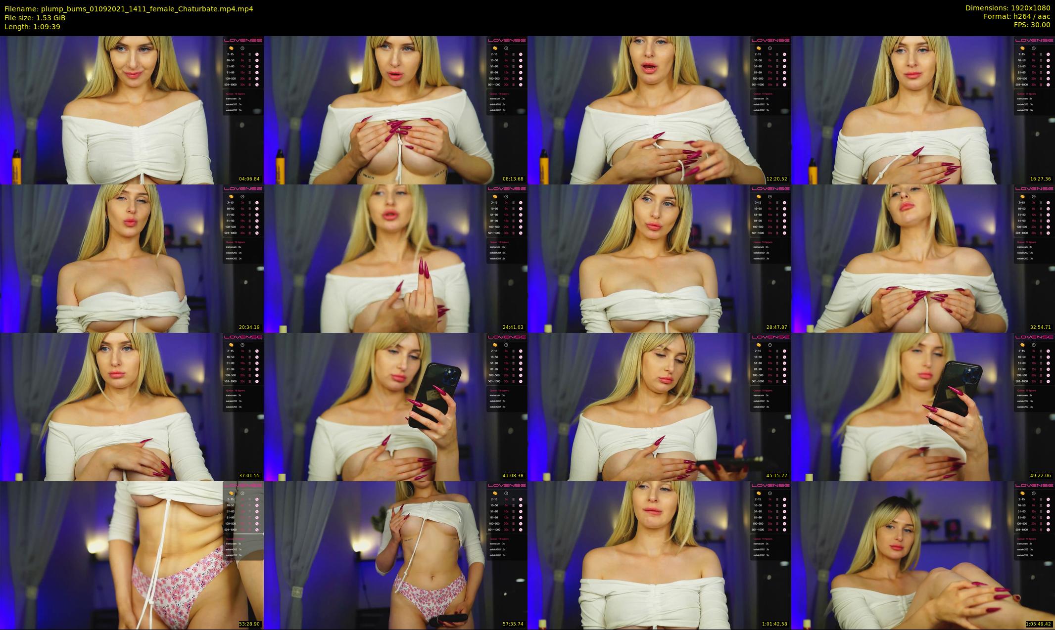 plump_bums — 70 minute Chaturbate female cam show recording, 1080p, Sep 1, 2021