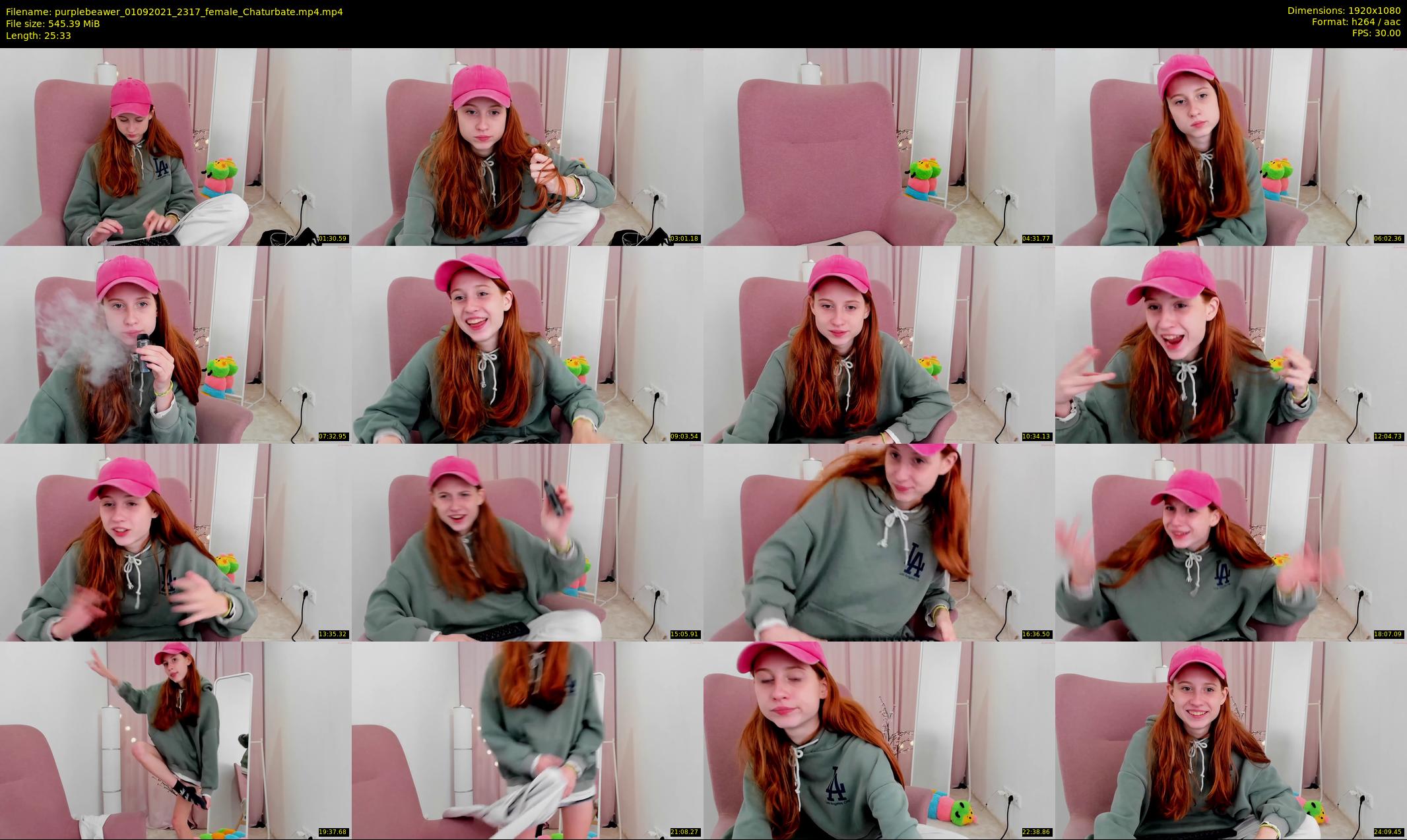 purplebeawer — 26 minute Chaturbate female cam show recording, 1080p, Sep 1, 2021