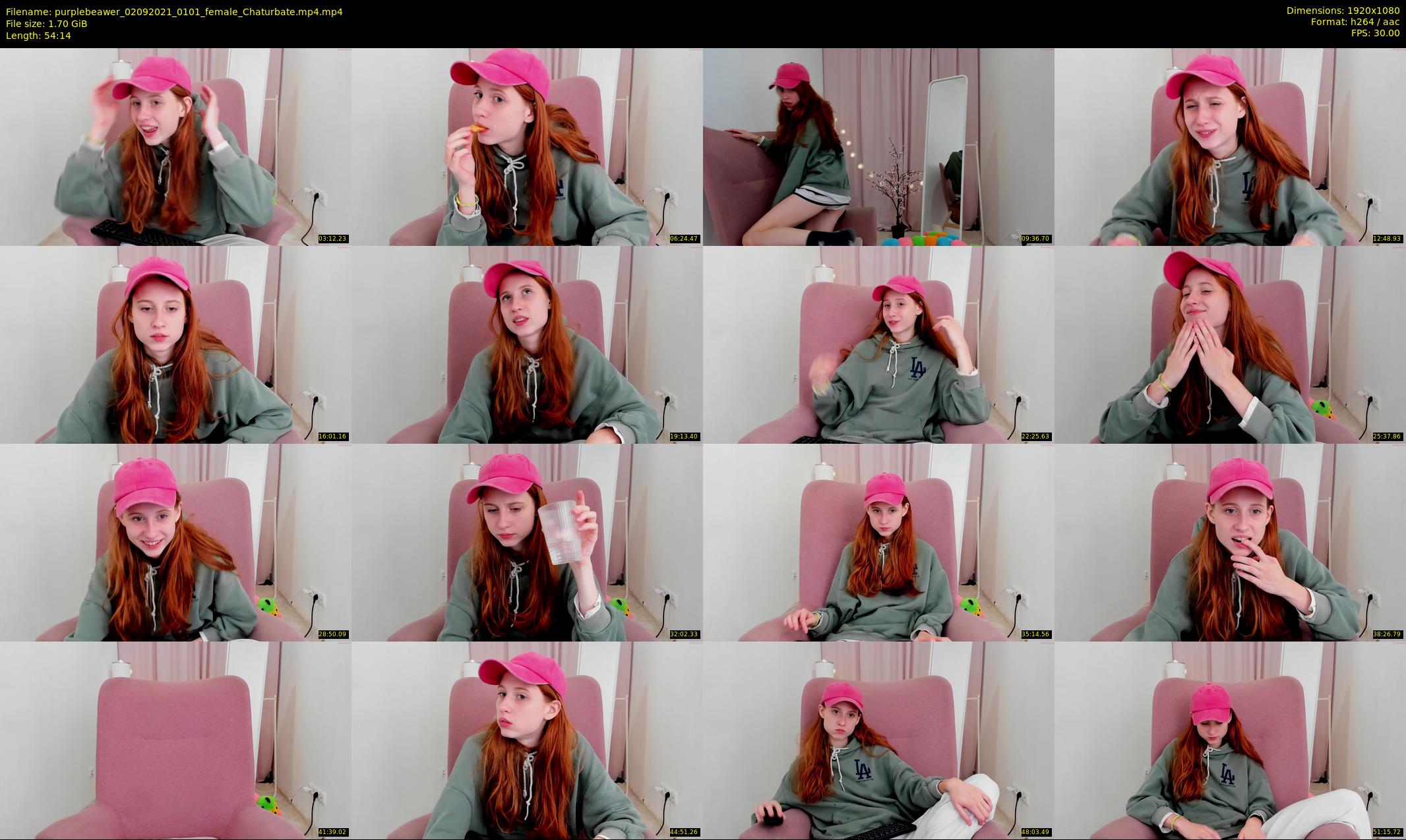 purplebeawer — 55 minute Chaturbate female cam show recording, 1080p, Sep 2, 2021