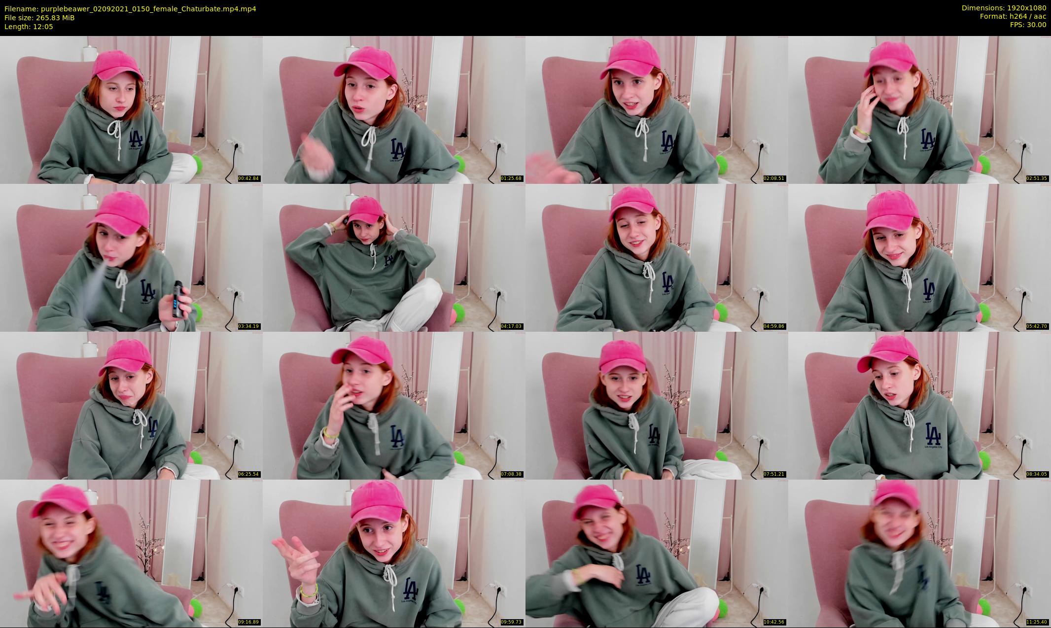 purplebeawer — 13 minute Chaturbate female cam show recording, 1080p, Sep 2, 2021