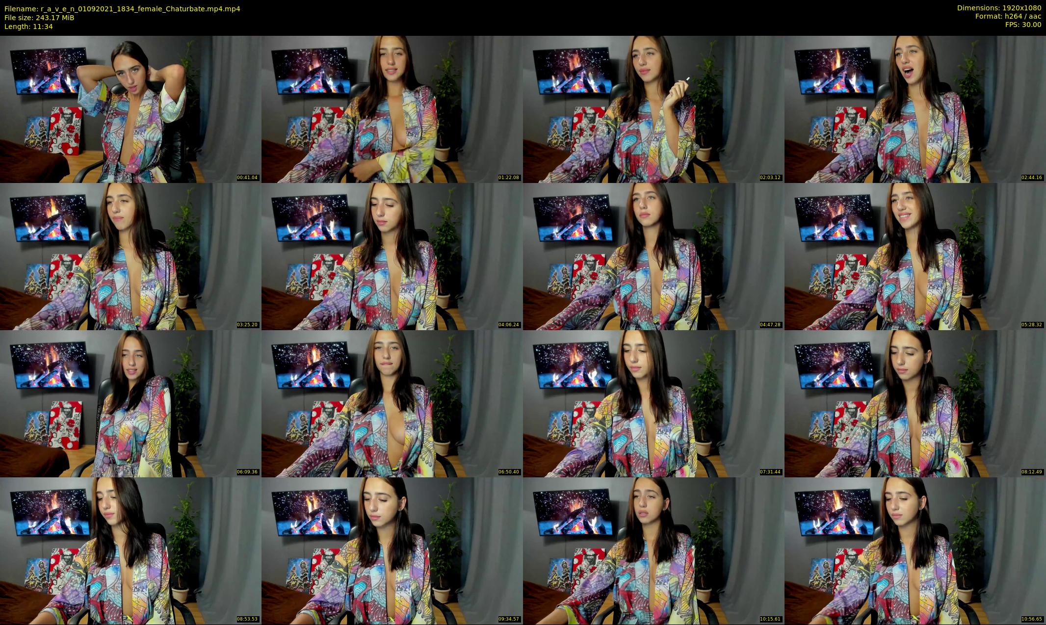 r_a_v_e_n — 12 minute Chaturbate female cam show recording, 1080p, Sep 1, 2021