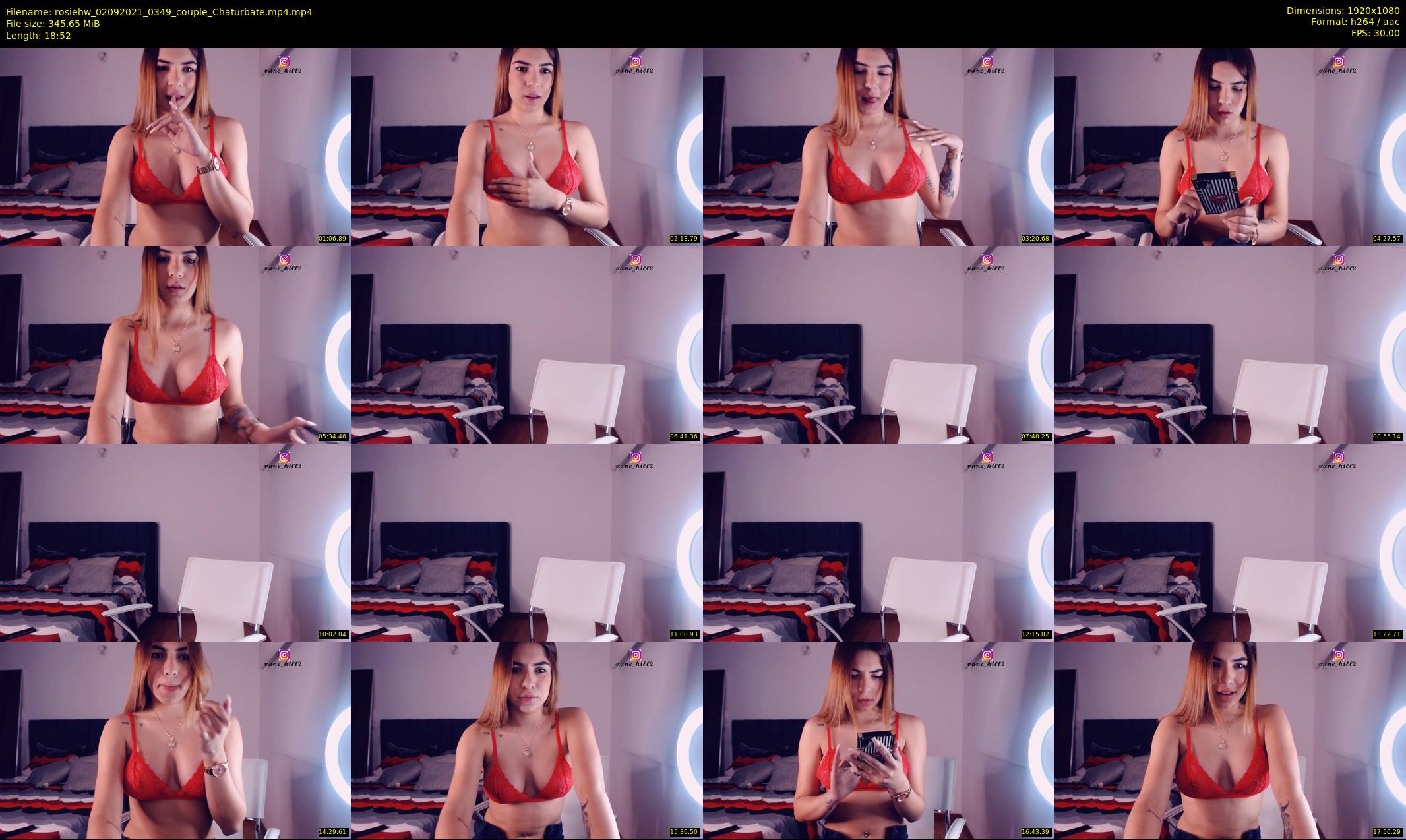 rosiehw — 19 minute Chaturbate couple cam show recording, 1080p, Sep 2, 2021