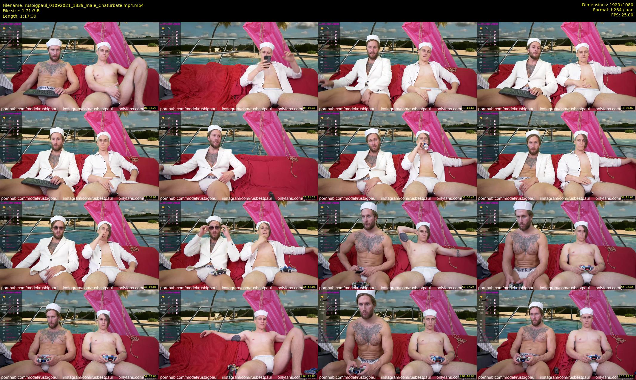 rusbigpaul — 78 minute Chaturbate male cam show recording, 1080p, Sep 1, 2021