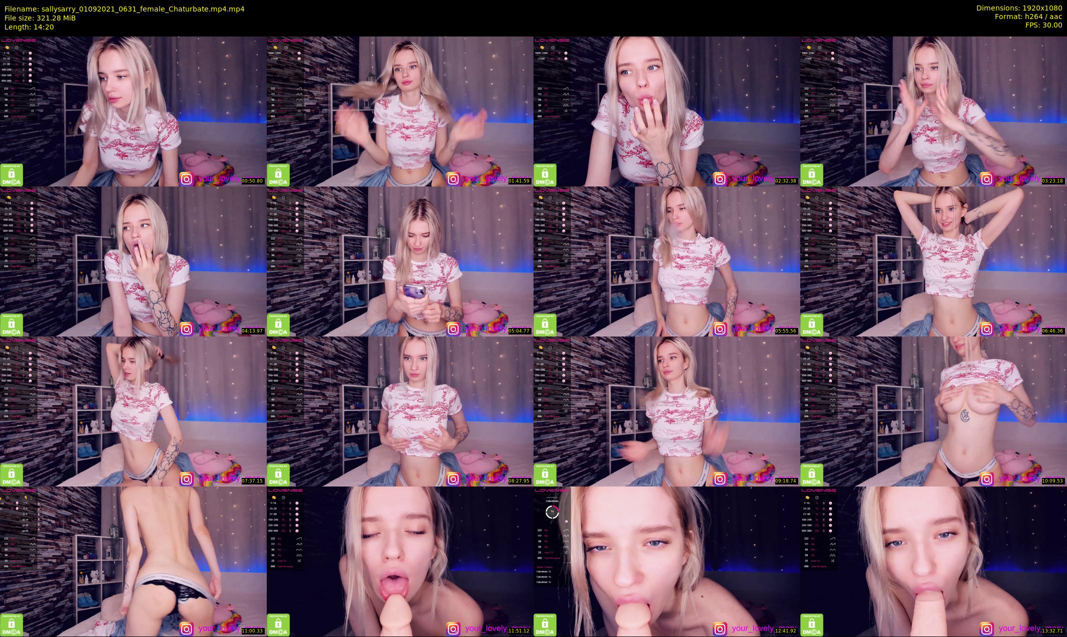 sallysarry — 15 minute Chaturbate couple cam show recording, 1080p, Sep 1, 2021