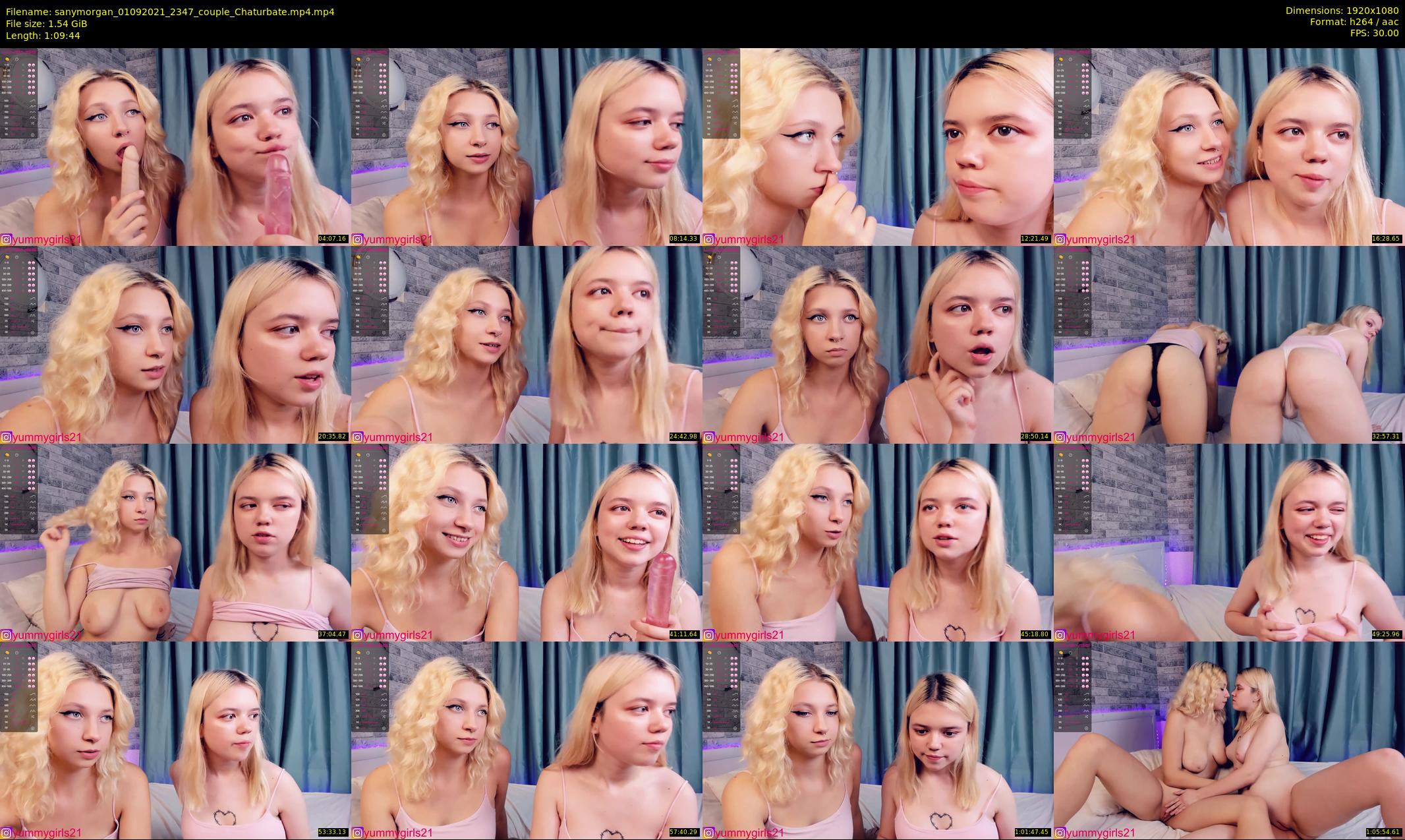 sanymorgan — 70 minute Chaturbate couple cam show recording, 1080p, Sep 1, 2021