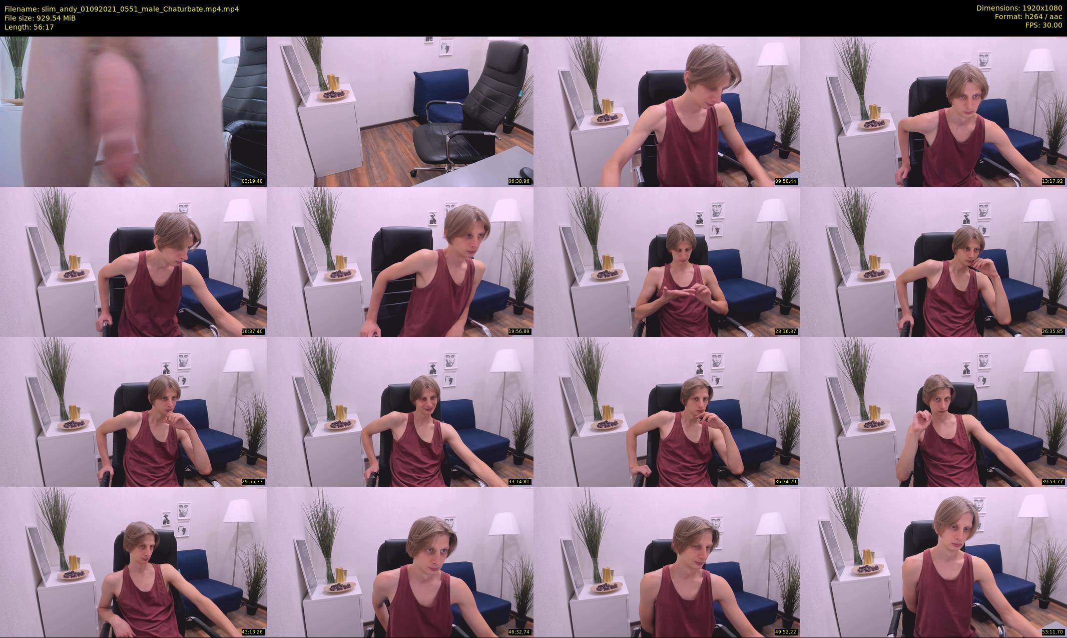 slim_andy — 57 minute Chaturbate male cam show recording, 1080p, Sep 1, 2021