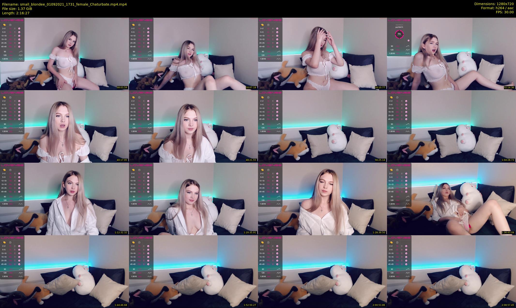 small_blondee — 137 minute Chaturbate female cam show recording, 720p, Sep 1, 2021