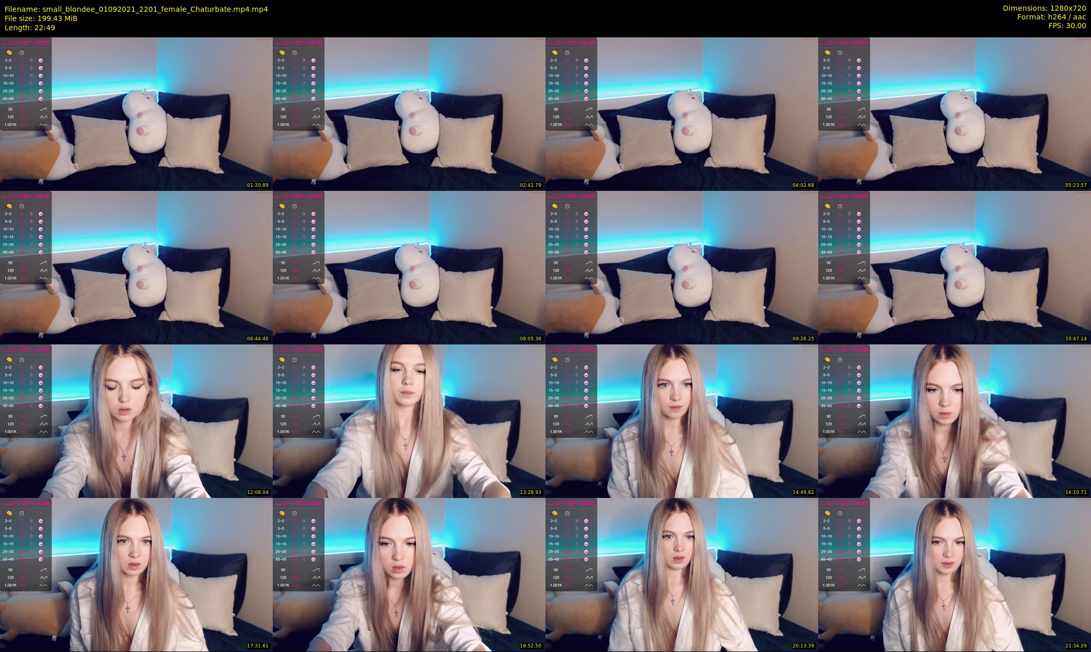 small_blondee — 23 minute Chaturbate female cam show recording, 720p, Sep 1, 2021