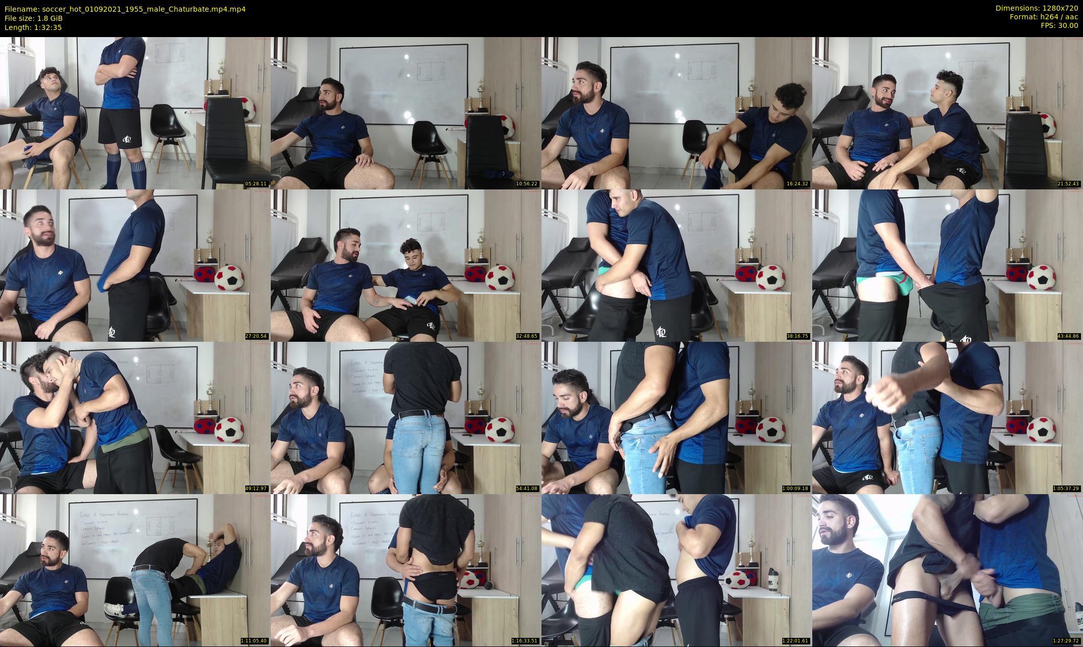 soccer_hot — 93 minute Chaturbate male cam show recording, 720p, Sep 1, 2021