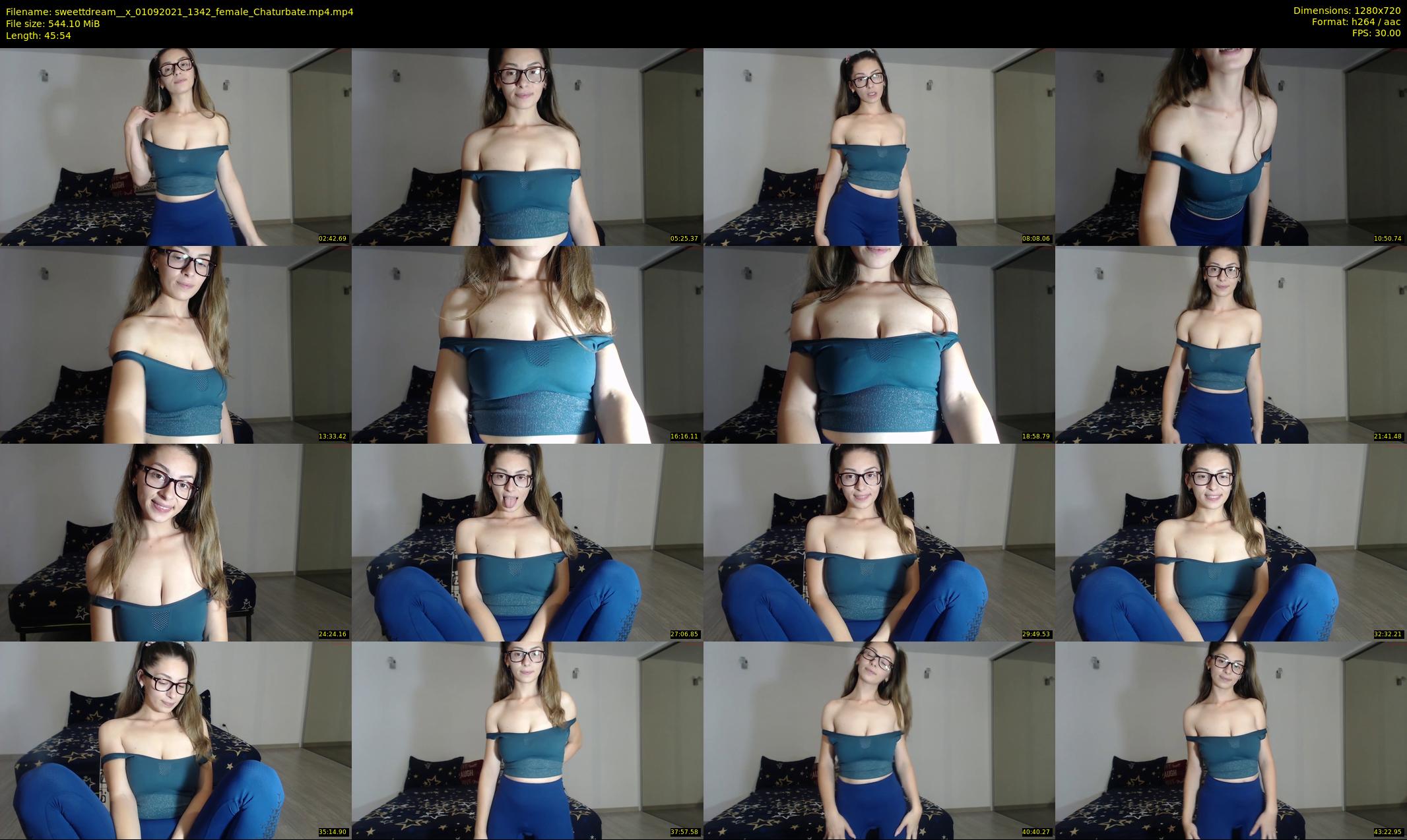 sweettdream__x — 46 minute Chaturbate female cam show recording, 720p, Sep 1, 2021
