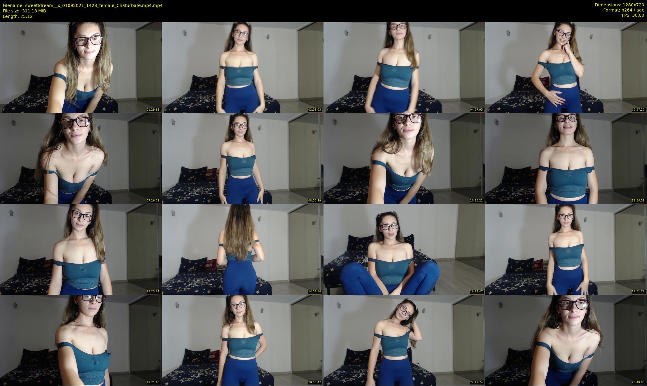 sweettdream__x — 26 minute Chaturbate female cam show recording, 720p, Sep 1, 2021