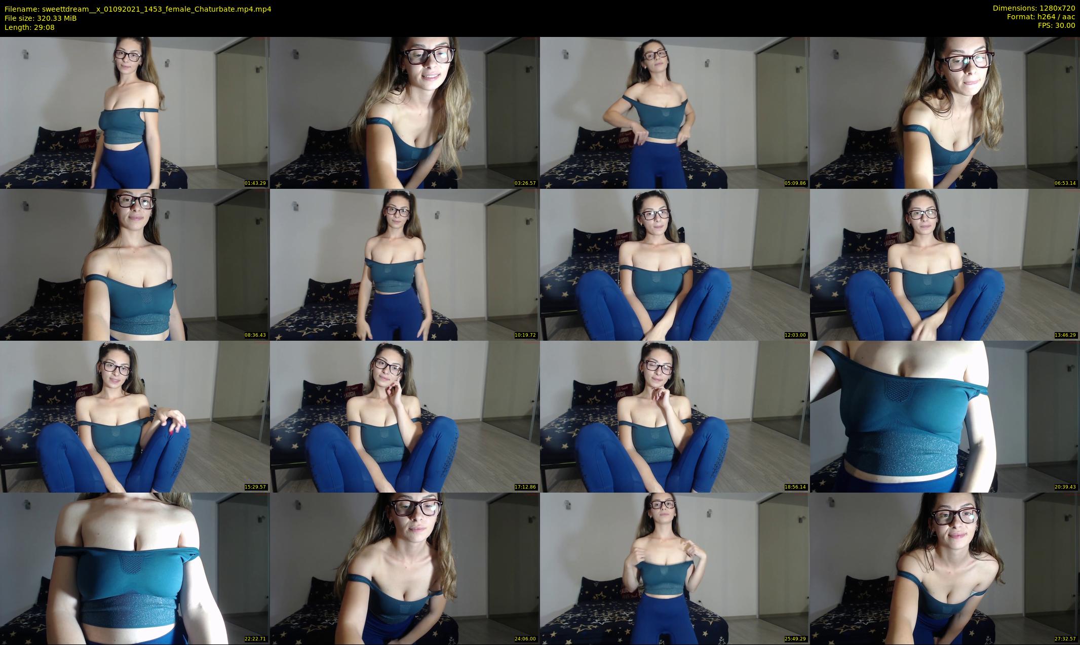 sweettdream__x — 30 minute Chaturbate female cam show recording, 720p, Sep 1, 2021