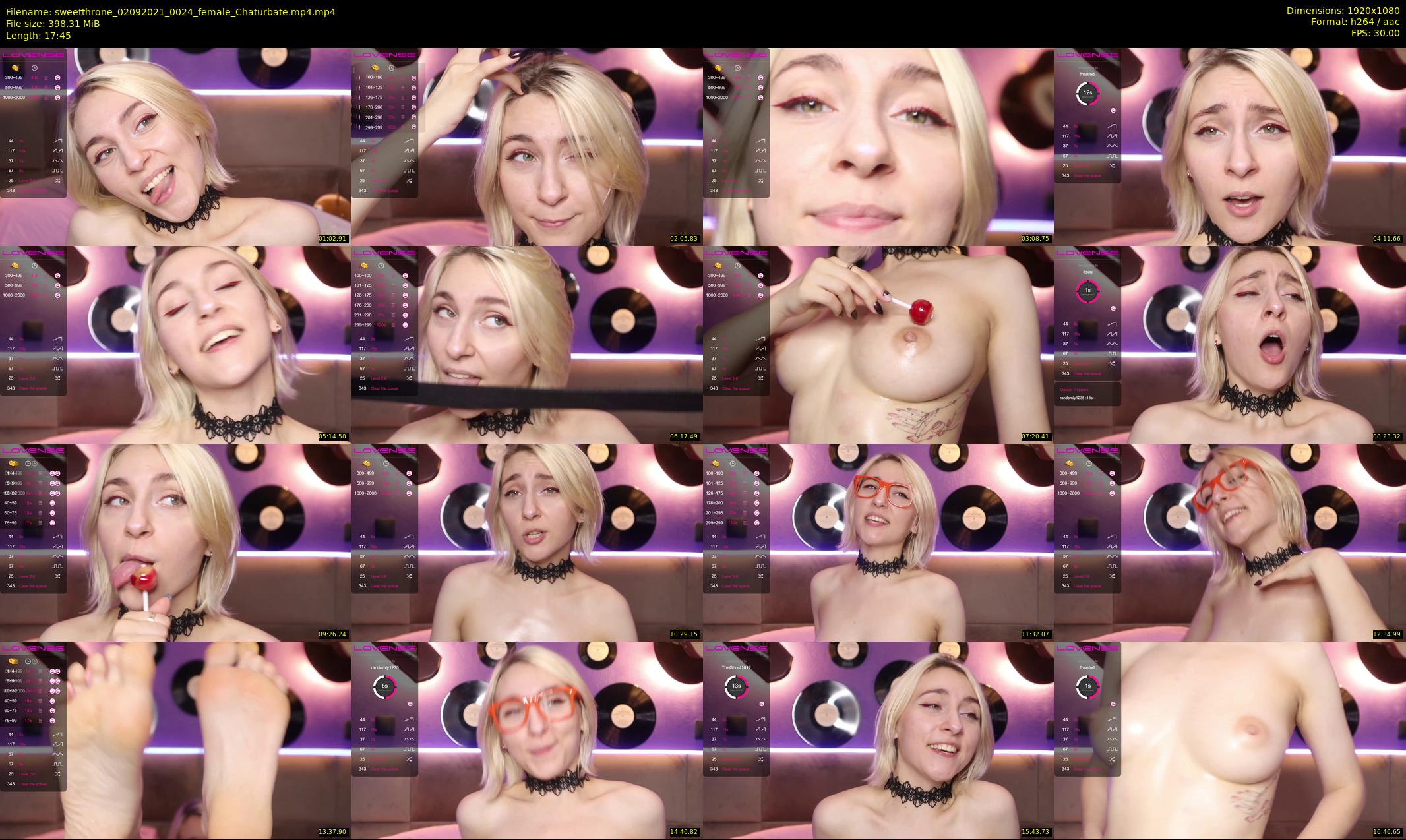sweetthrone — 18 minute Chaturbate couple cam show recording, 1080p, Sep 2, 2021