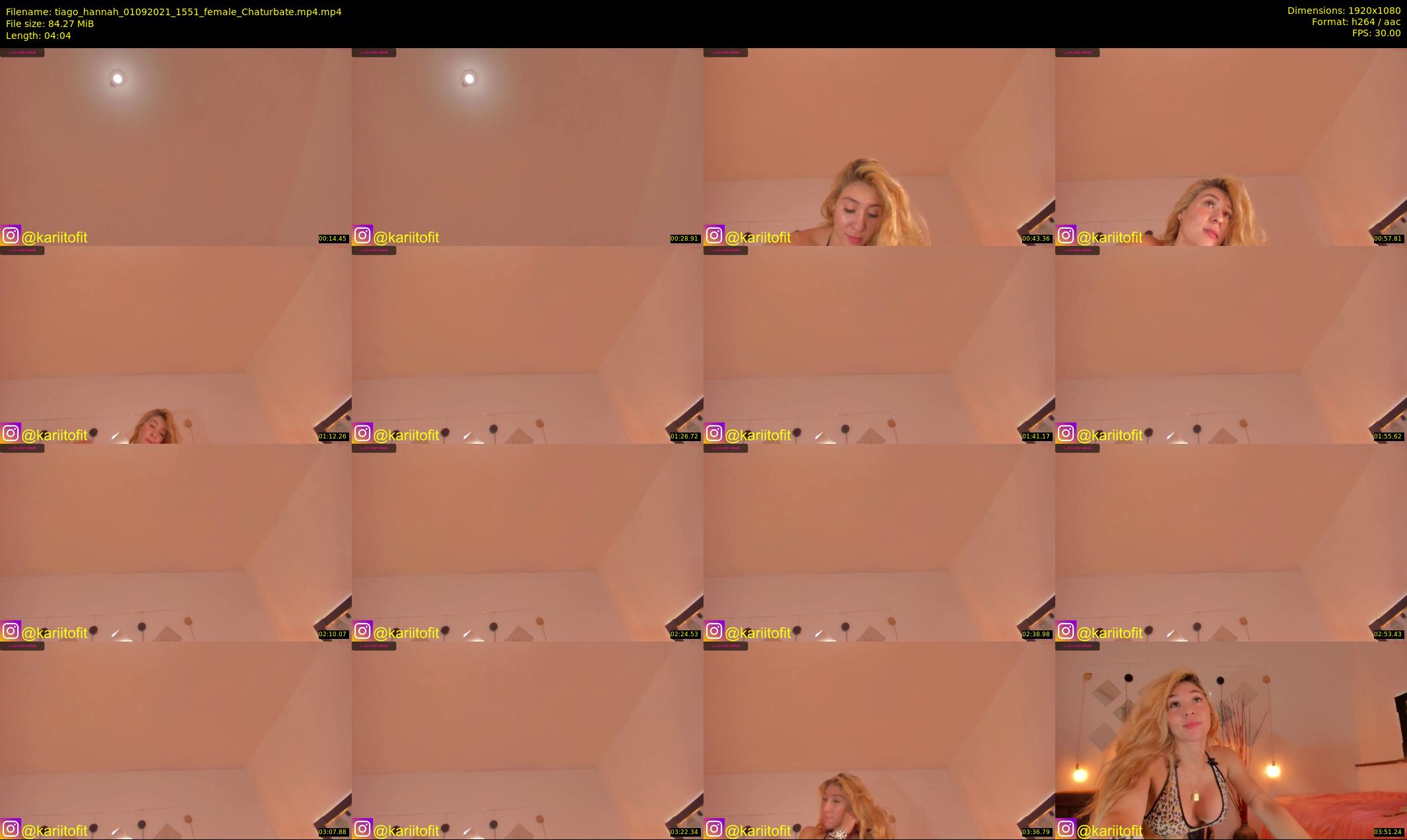 tiago_hannah — 5 minute Chaturbate couple cam show recording, 1080p, Sep 1, 2021
