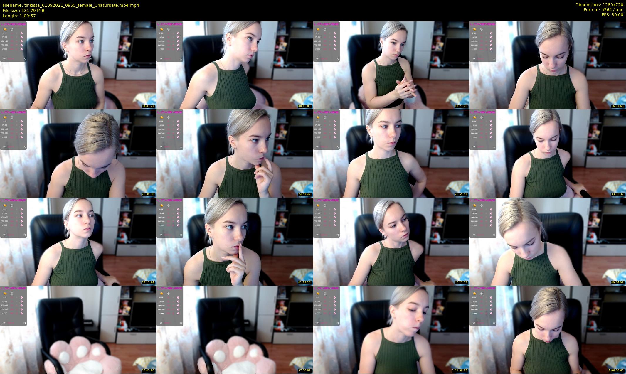 tinkissa — 70 minute Chaturbate couple cam show recording, 720p, Sep 1, 2021
