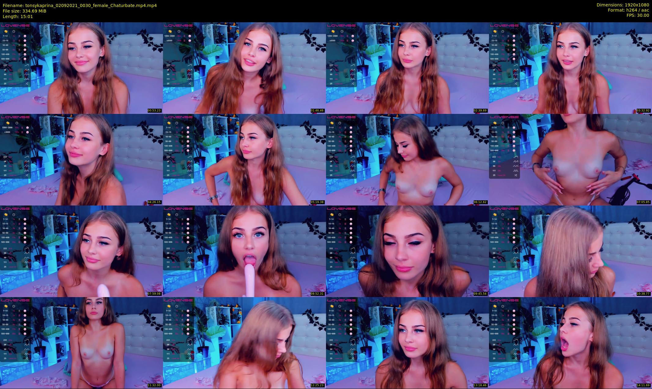tonsykaprina — 16 minute Chaturbate couple cam show recording, 1080p, Sep 2, 2021
