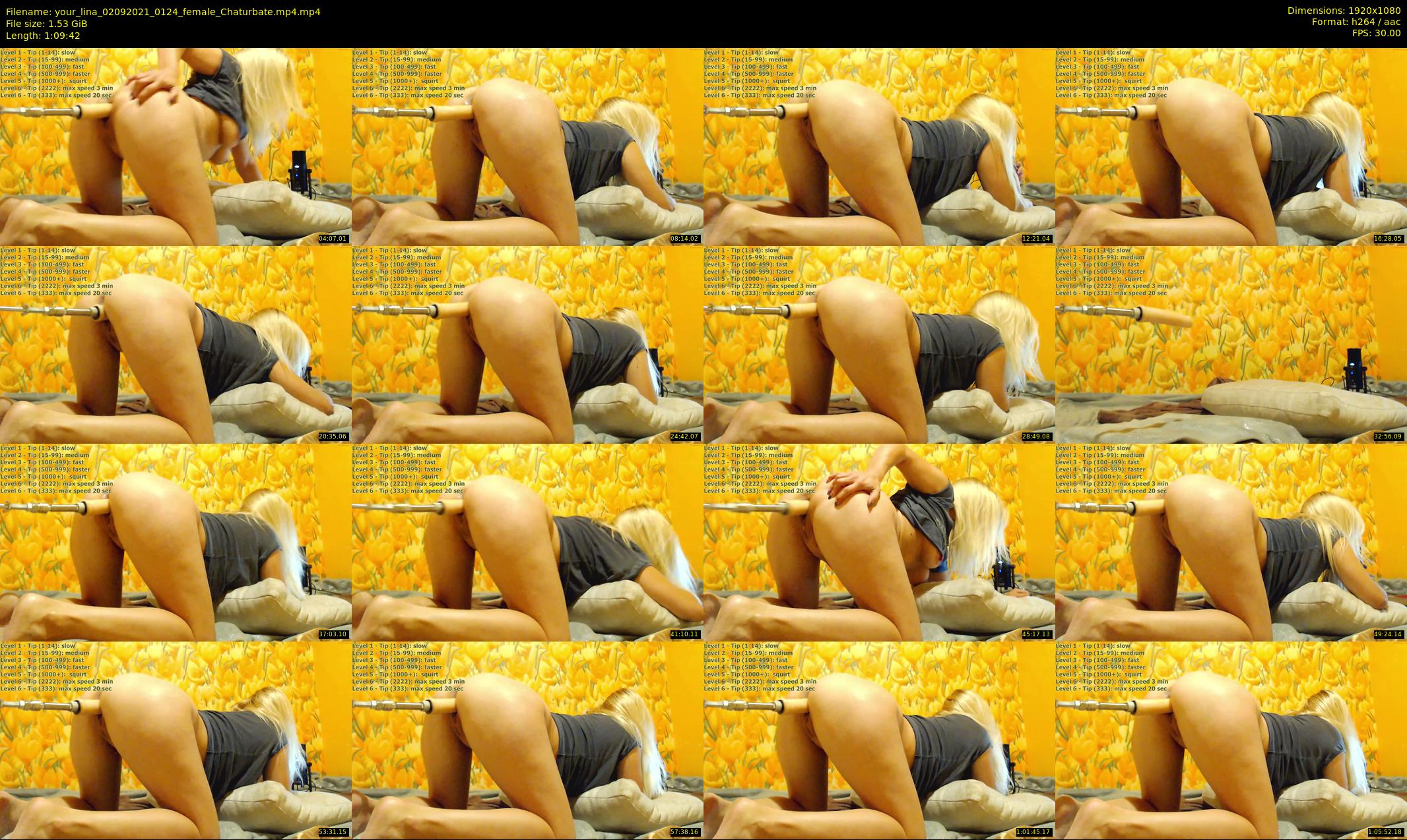 your_lina — 70 minute Chaturbate female cam show recording, 1080p, Sep 2, 2021