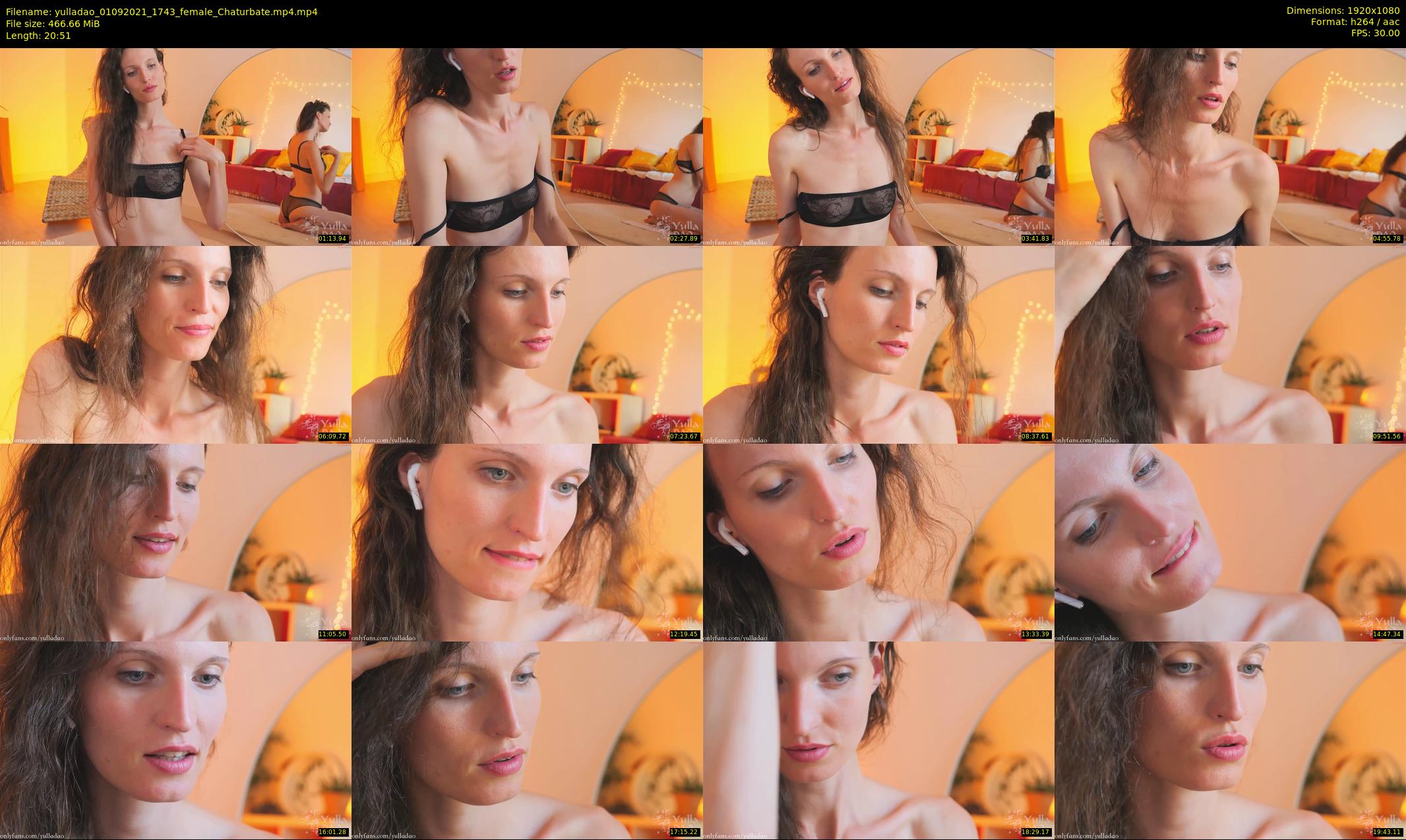 yulladao — 21 minute Chaturbate female cam show recording, 1080p, Sep 1, 2021