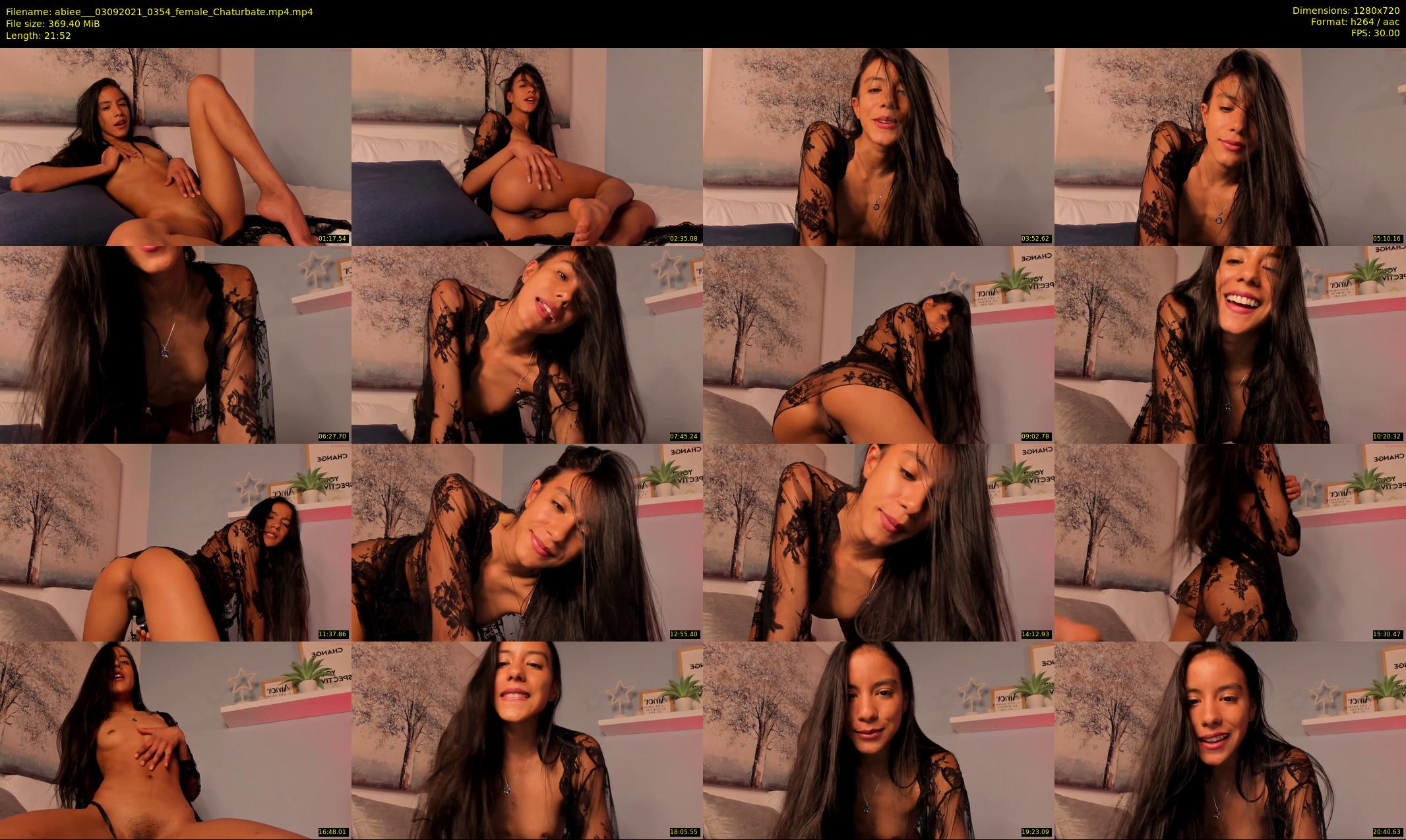 abiee__ — 22 minute Chaturbate female cam show recording, 720p, Sep 3, 2021