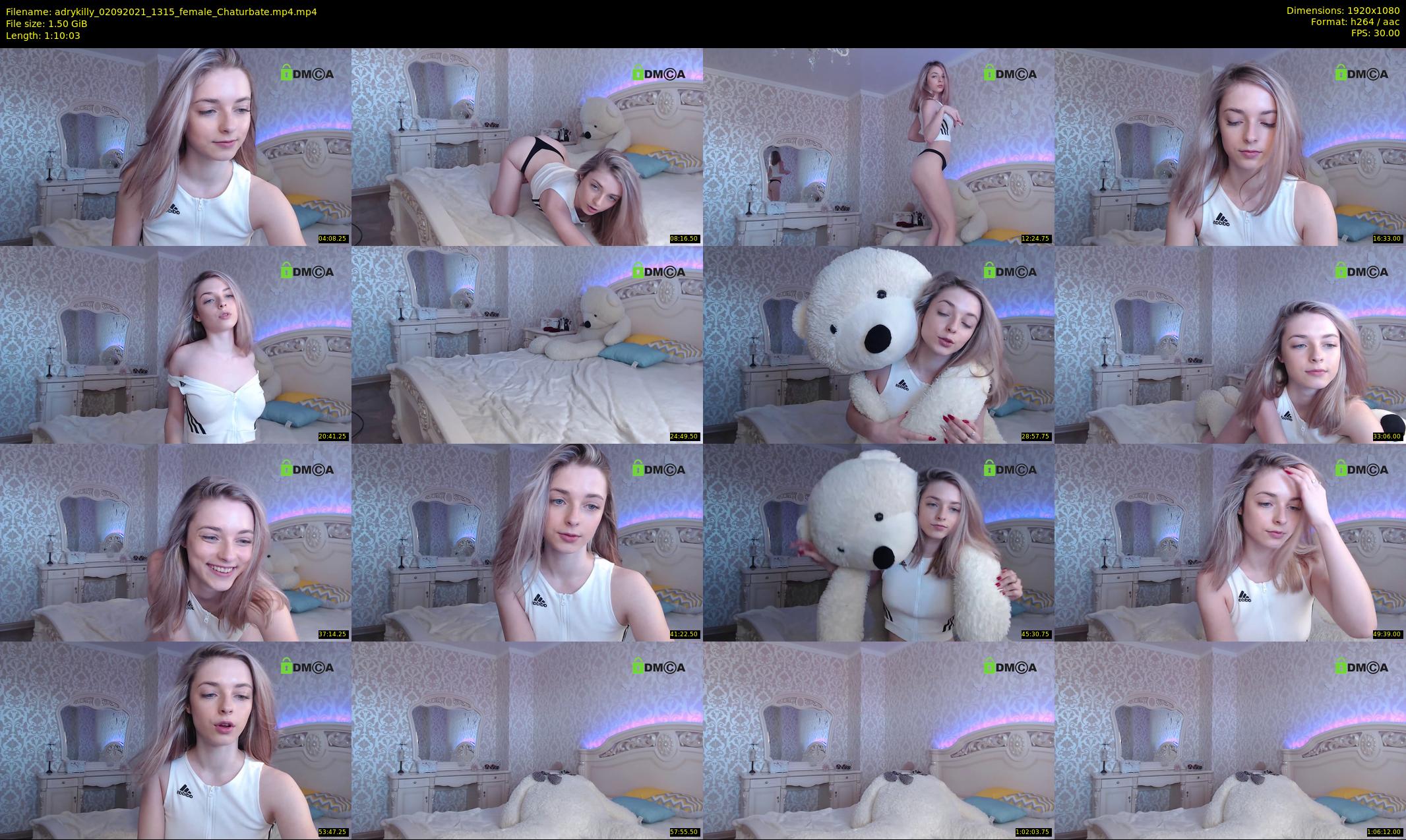 adrykilly — 71 minute Chaturbate female cam show recording, 1080p, Sep 2, 2021