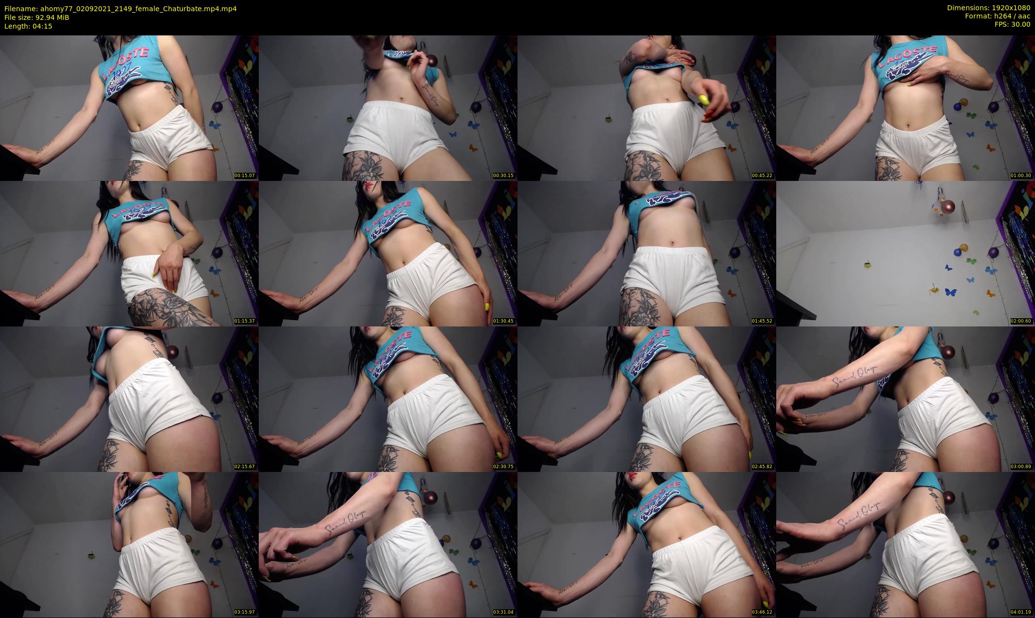 ahomy77 — 5 minute Chaturbate female cam show recording, 1080p, Sep 2, 2021
