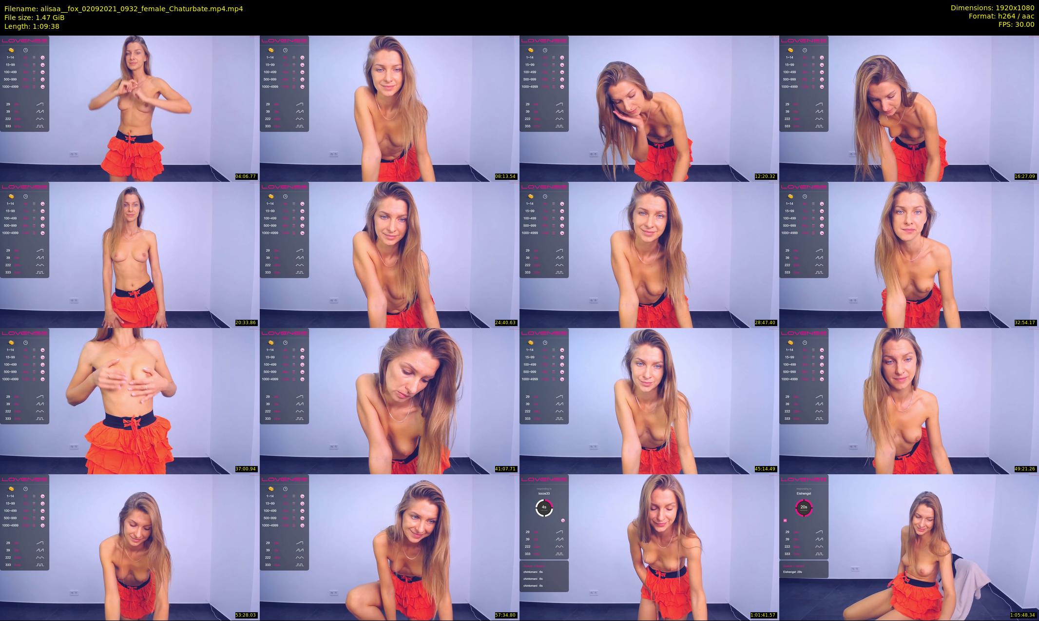 alisaa__fox — 70 minute Chaturbate female cam show recording, 1080p, Sep 2, 2021