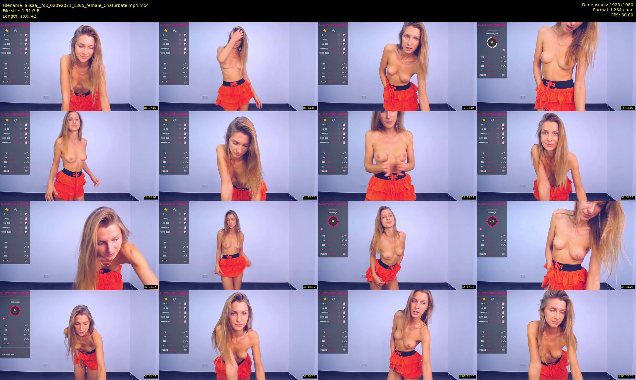 alisaa__fox — 70 minute Chaturbate female cam show recording, 1080p, Sep 2, 2021