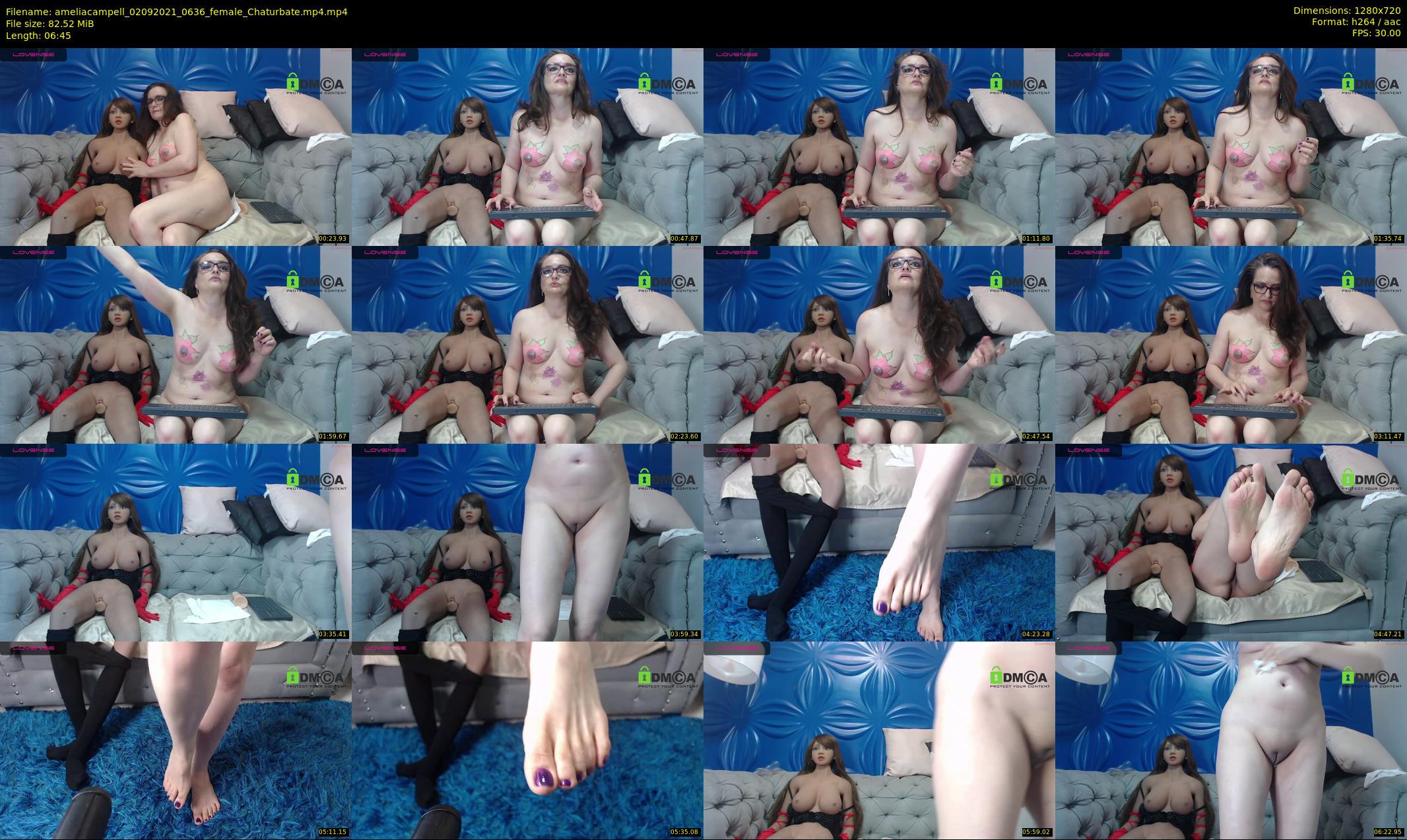 ameliacampell — 7 minute Chaturbate female cam show recording, 720p, Sep 2, 2021