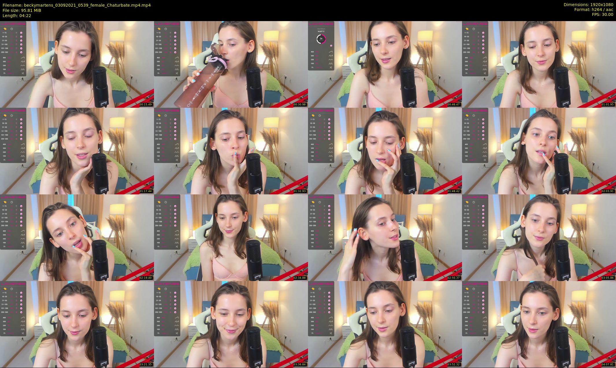 beckymartens — 5 minute Chaturbate female cam show recording, 1080p, Sep 3, 2021