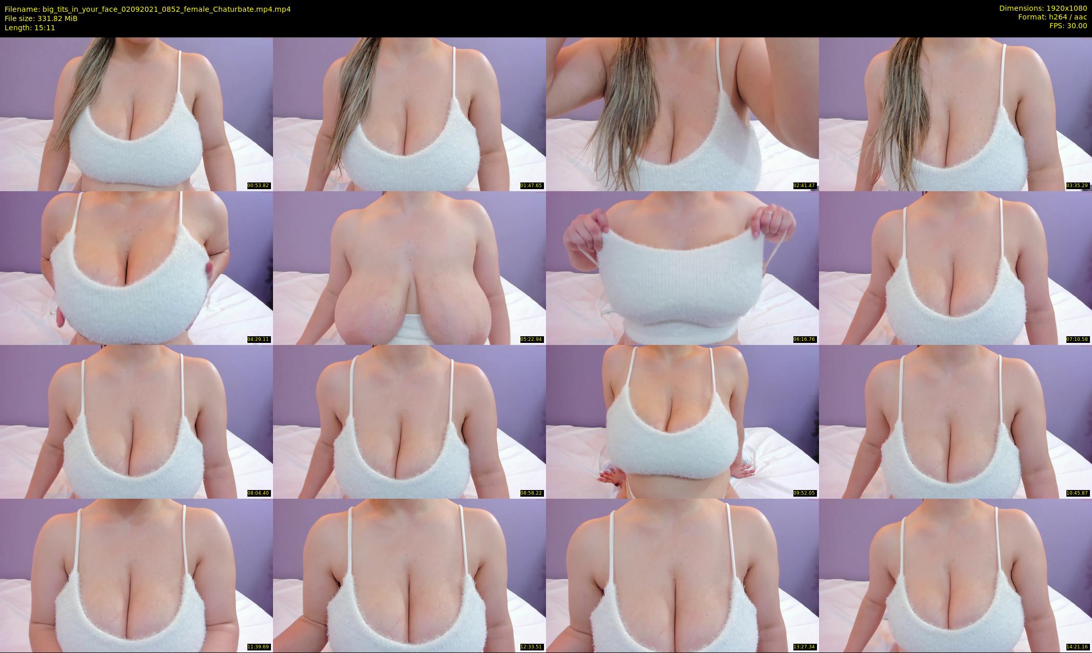 big_tits_in_your_face — 16 minute Chaturbate female cam show recording, 1080p, Sep 2, 2021