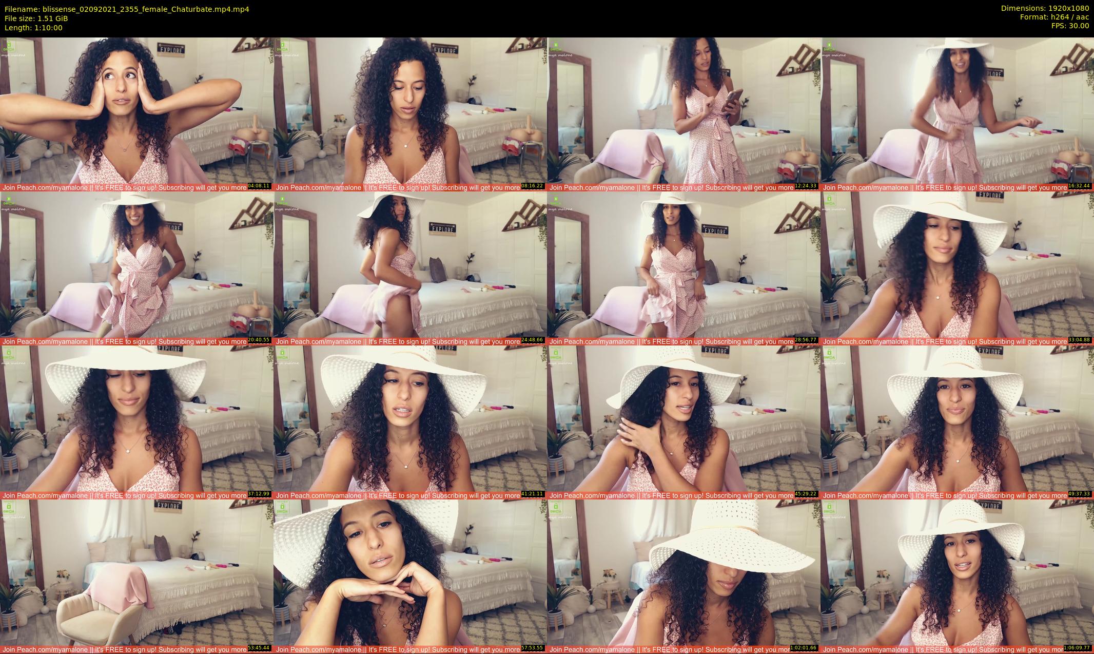 blissense — 70 minute Chaturbate female cam show recording, 1080p, Sep 2, 2021