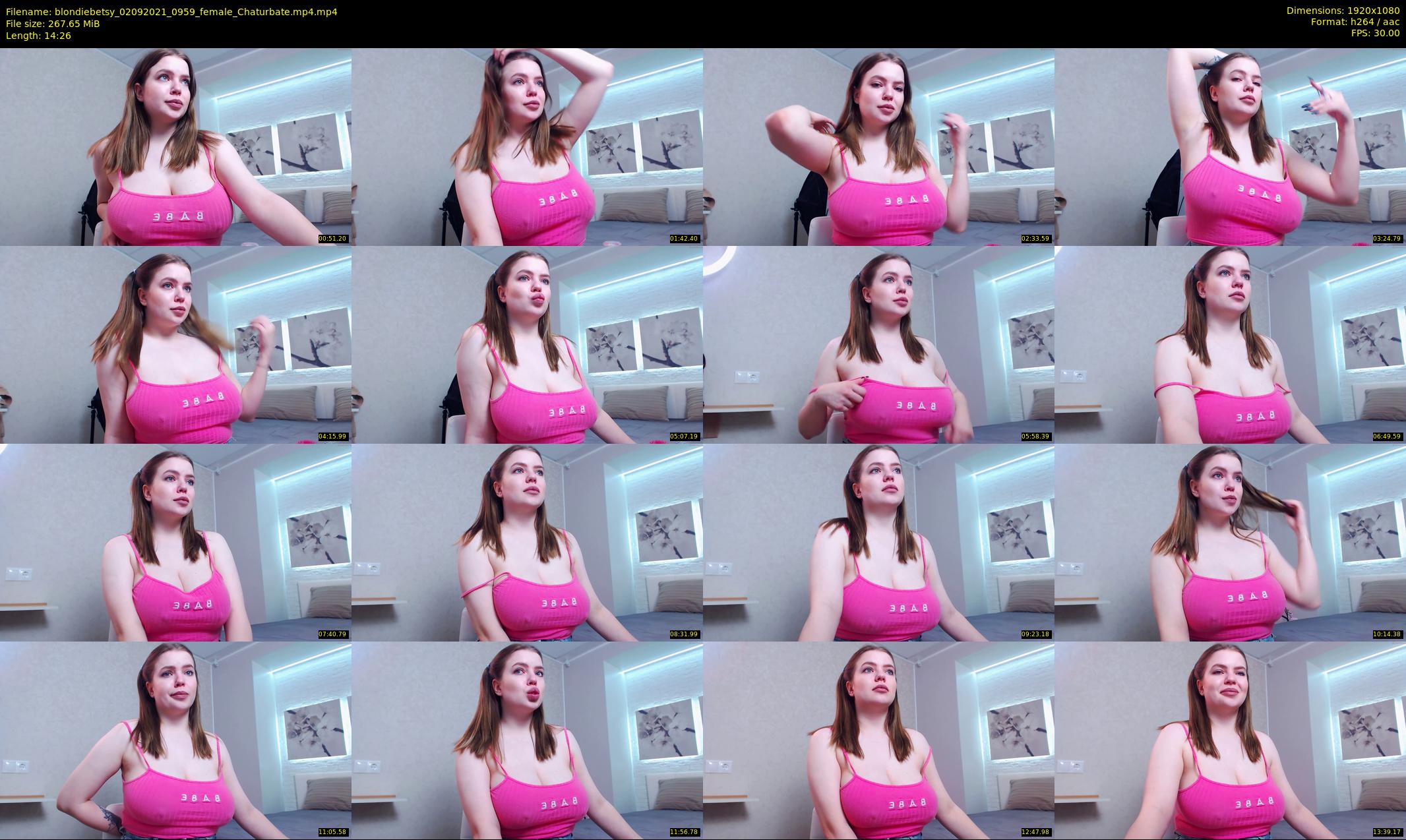 blondiebetsy — 15 minute Chaturbate female cam show recording, 1080p, Sep 2, 2021